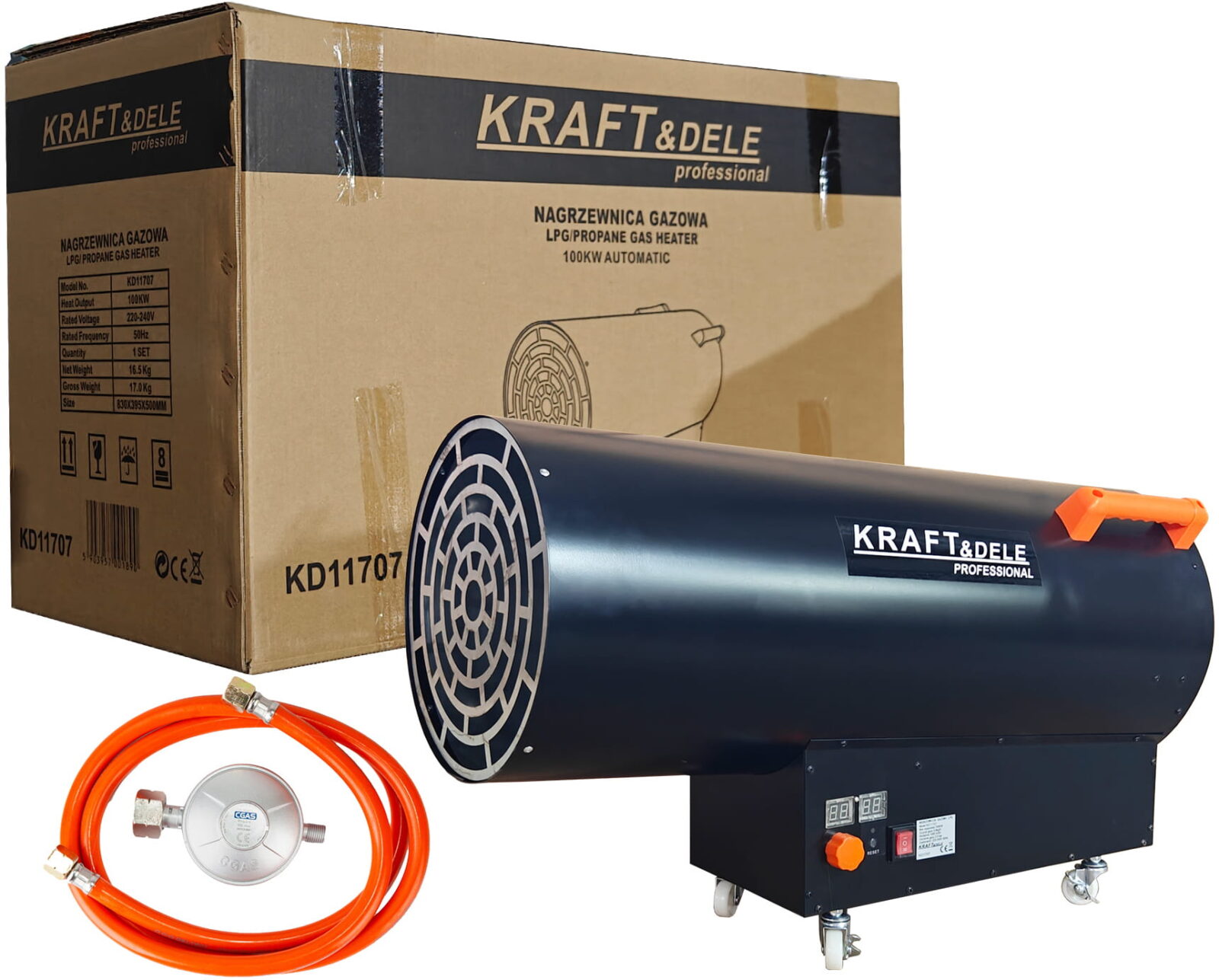 Gaaskütteseade 100kW + reduktor AUTOMAATNE KD11707