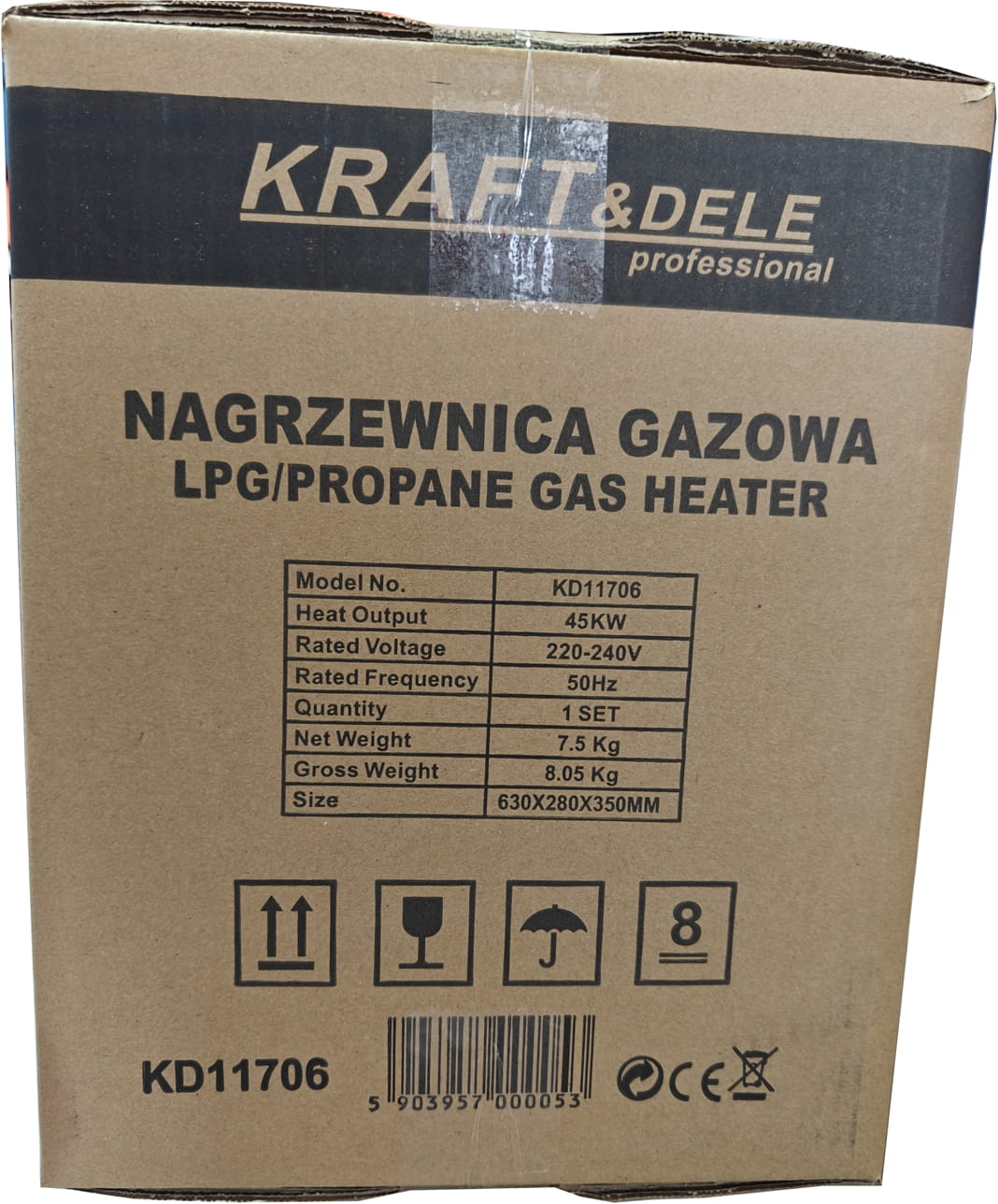 Gaaskütteseade 45kW termostaat KD11706