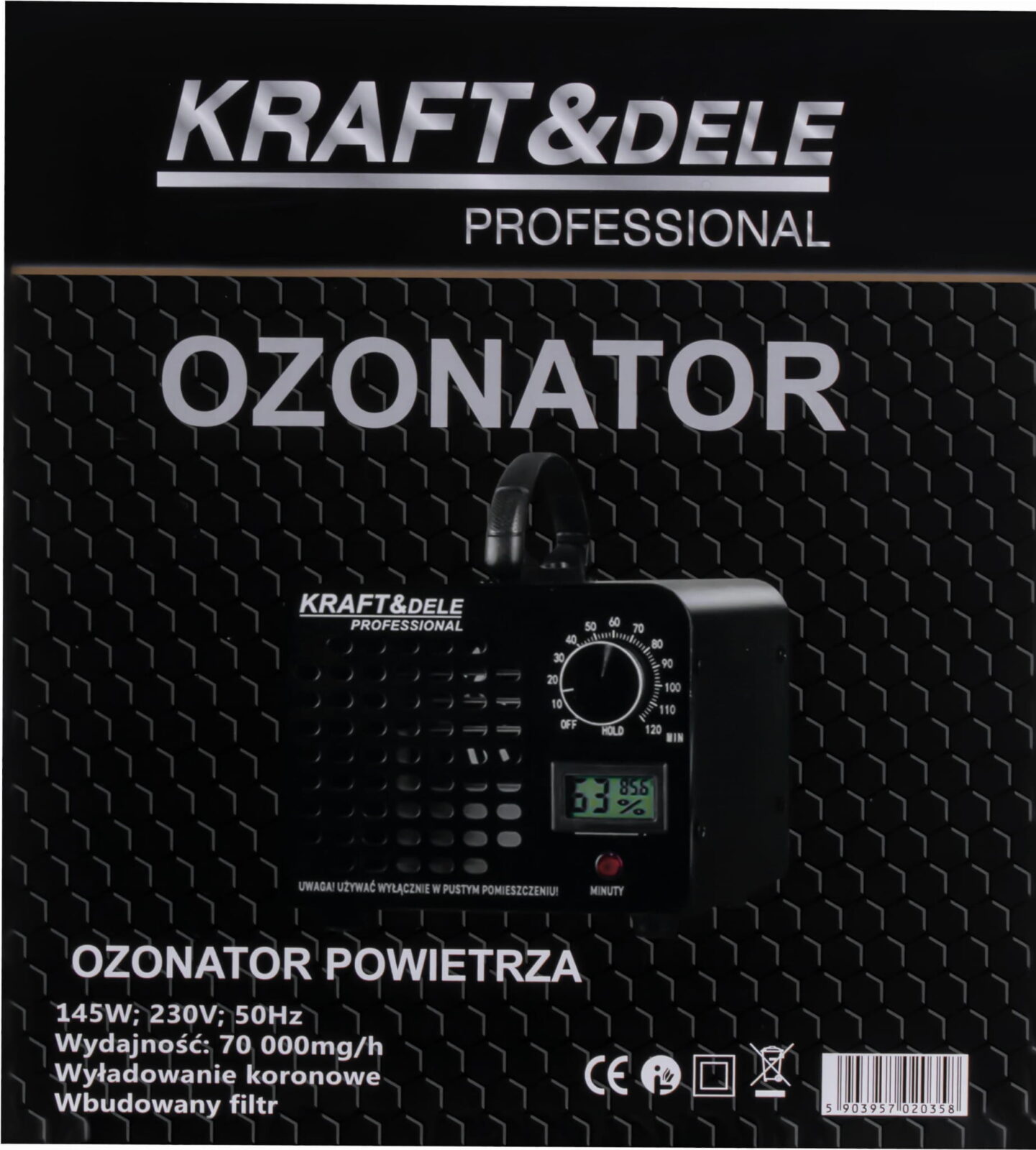Õhu osonaator 145W filtriga KD5357