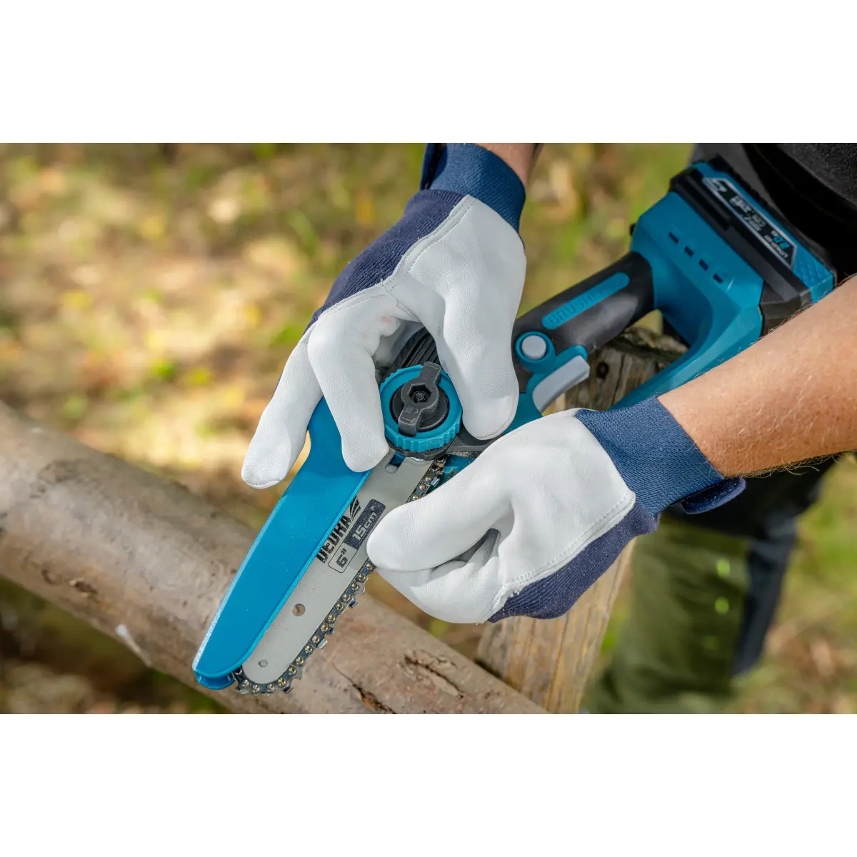 Mini mootorsaag 6″ käepide D 18V