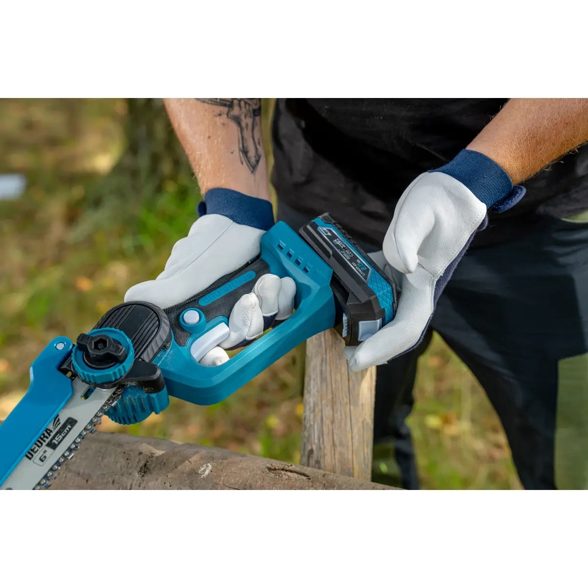 Mini mootorsaag 6″ käepide D 18V