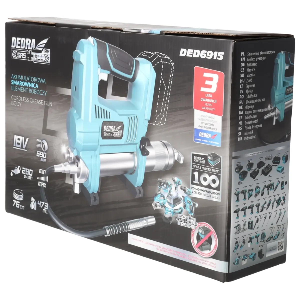 Olipump 690baar 18V