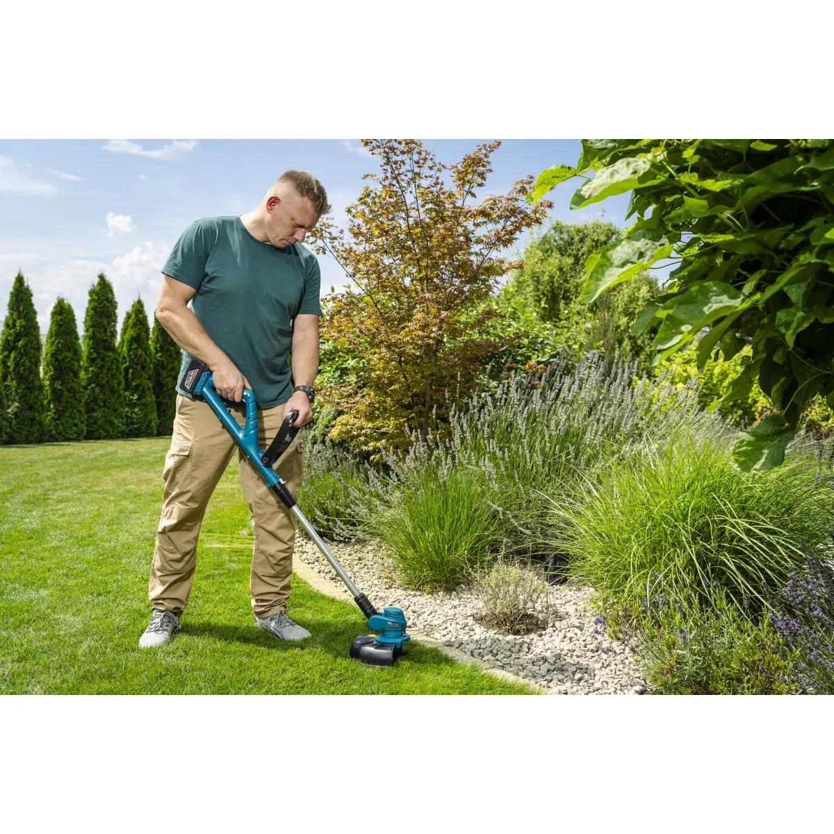 Murutrimmer 18V plastikust teradega
