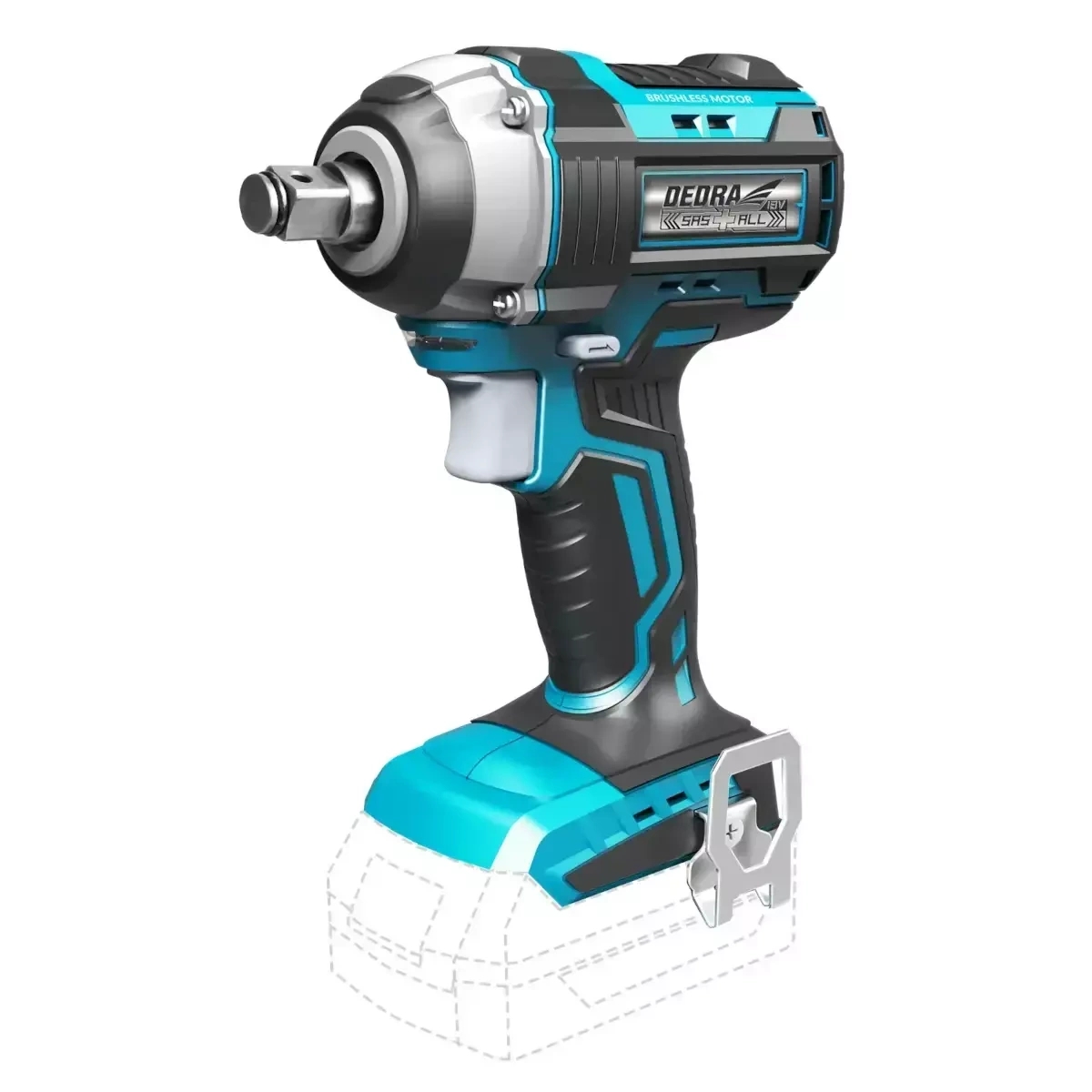 Harjadeta löökvõti 280Nm 1/2″, 18V