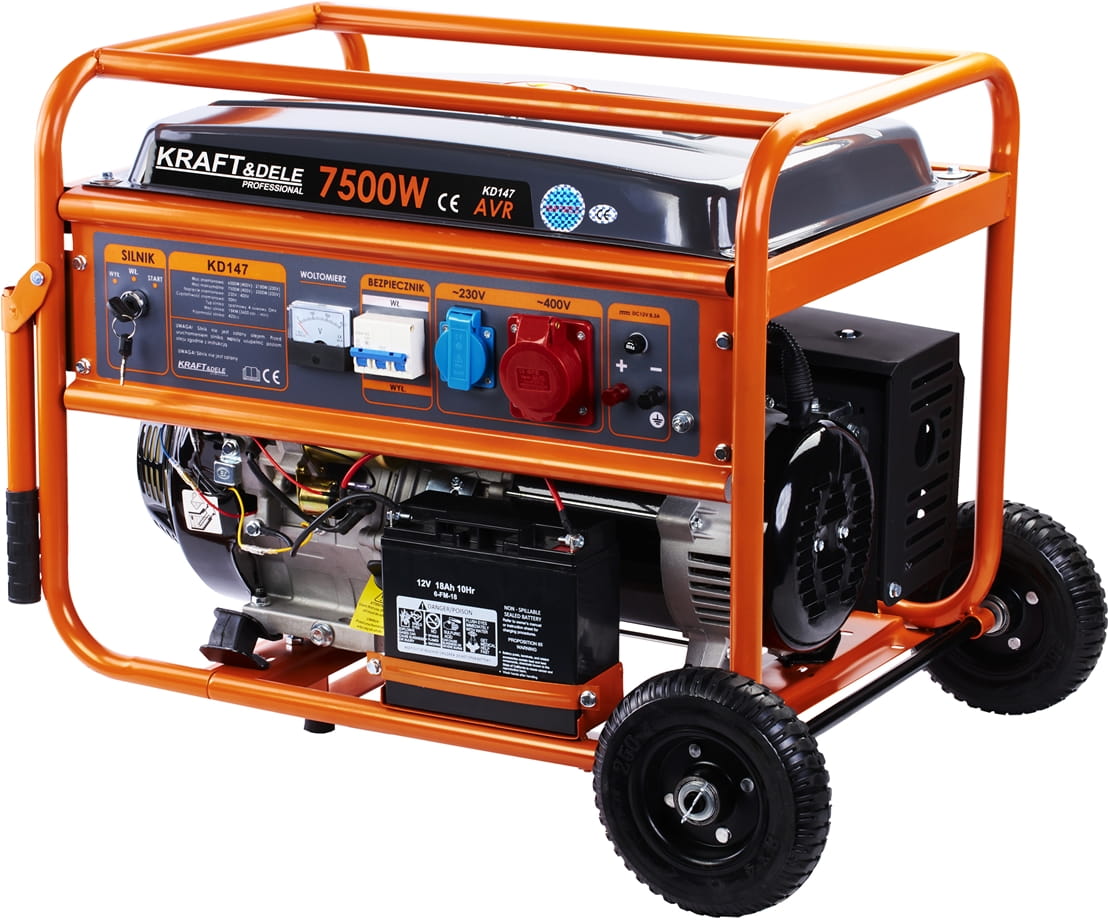 Generaator 230V / 400V 7500W KD147