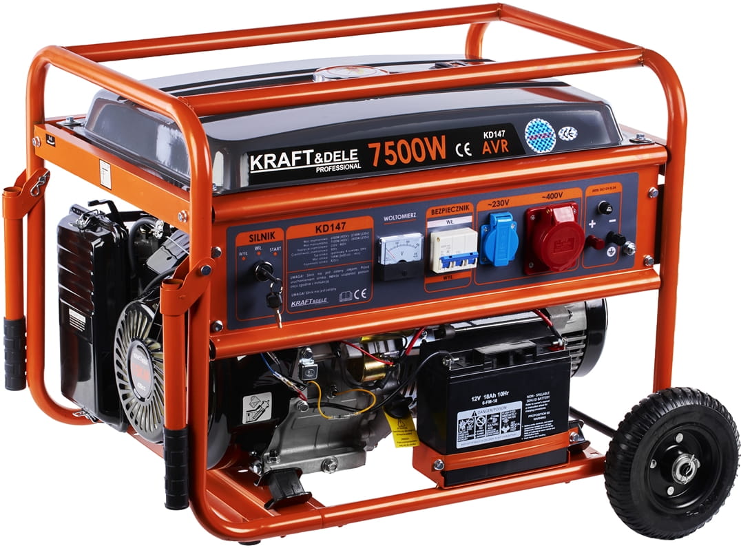 Generaator 230V / 400V 7500W KD147