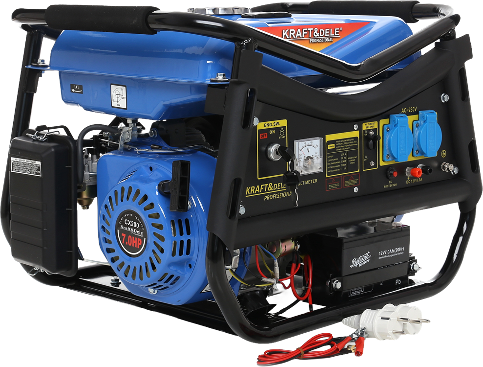 Generaator 3000 W elektriline käivitamine 12/230 V KD143