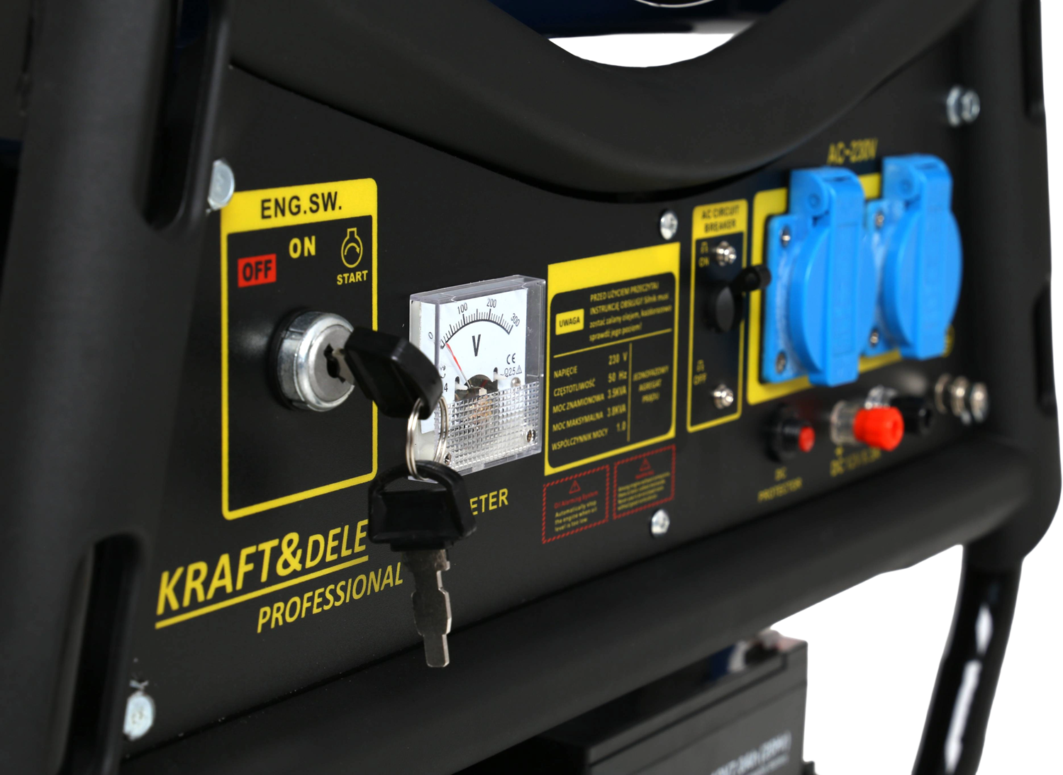 Generaator 3000 W elektriline käivitamine 12/230 V KD143