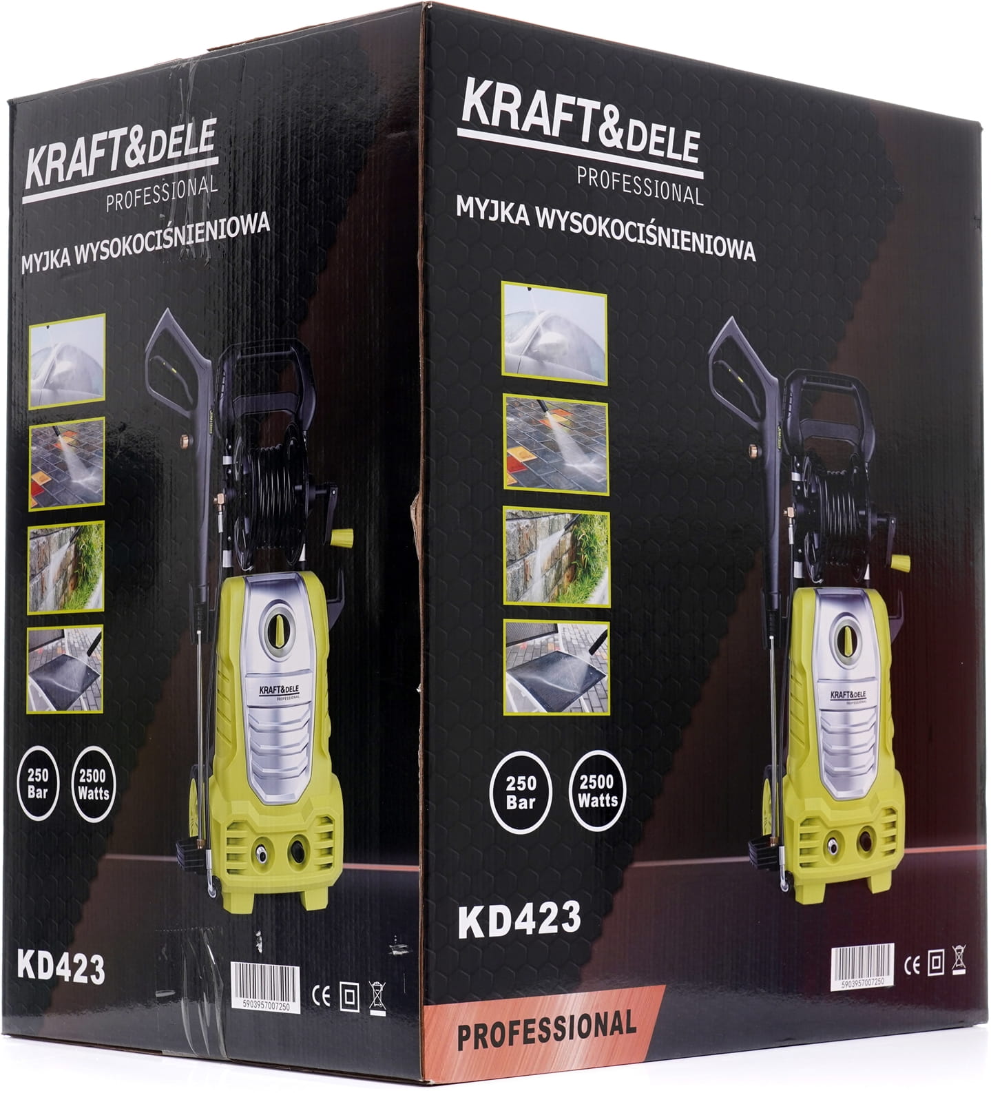Kõrgsurvepesur 250bar 2500W KD423