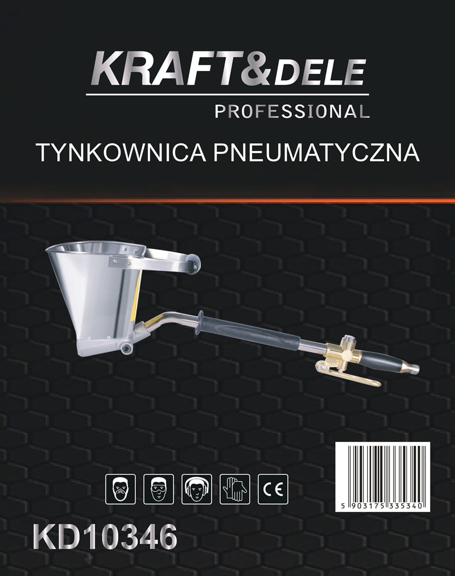 Pneumaatiline krohvimasin 3,5L 1″ KD10346