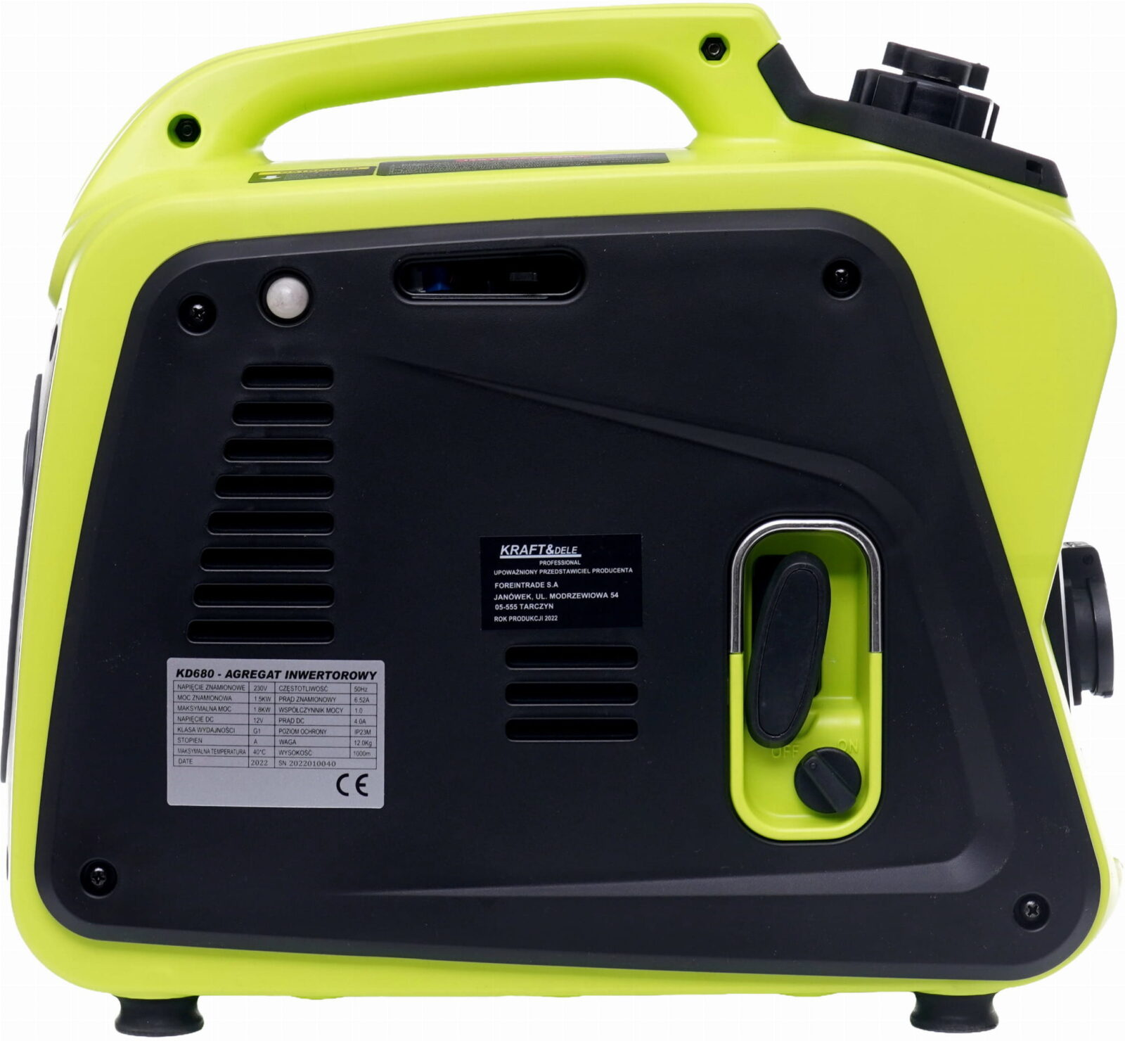 Inverter-generaator 1,8kW KD680