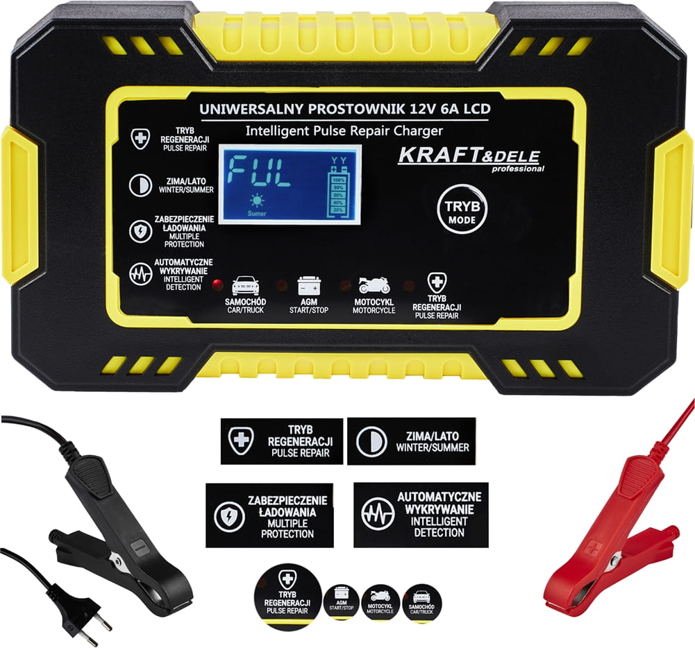 Universaalakulaadija 12V 6A KD1290