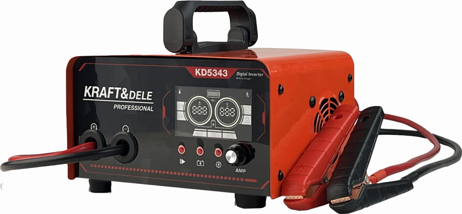 Akulaadija käivitusfunktsiooniga 12/24V 50-400Ah 30A käivitusvool 200A KD5343