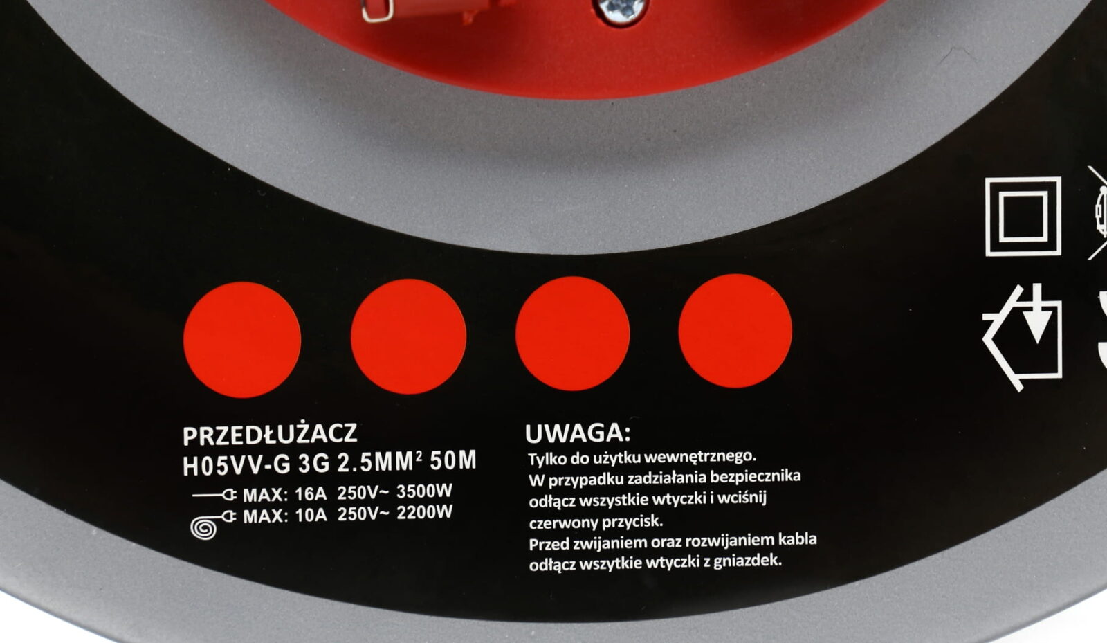 AIATRUMLI PIKENDUSJUHE 50M 3×2,5mm KD4022