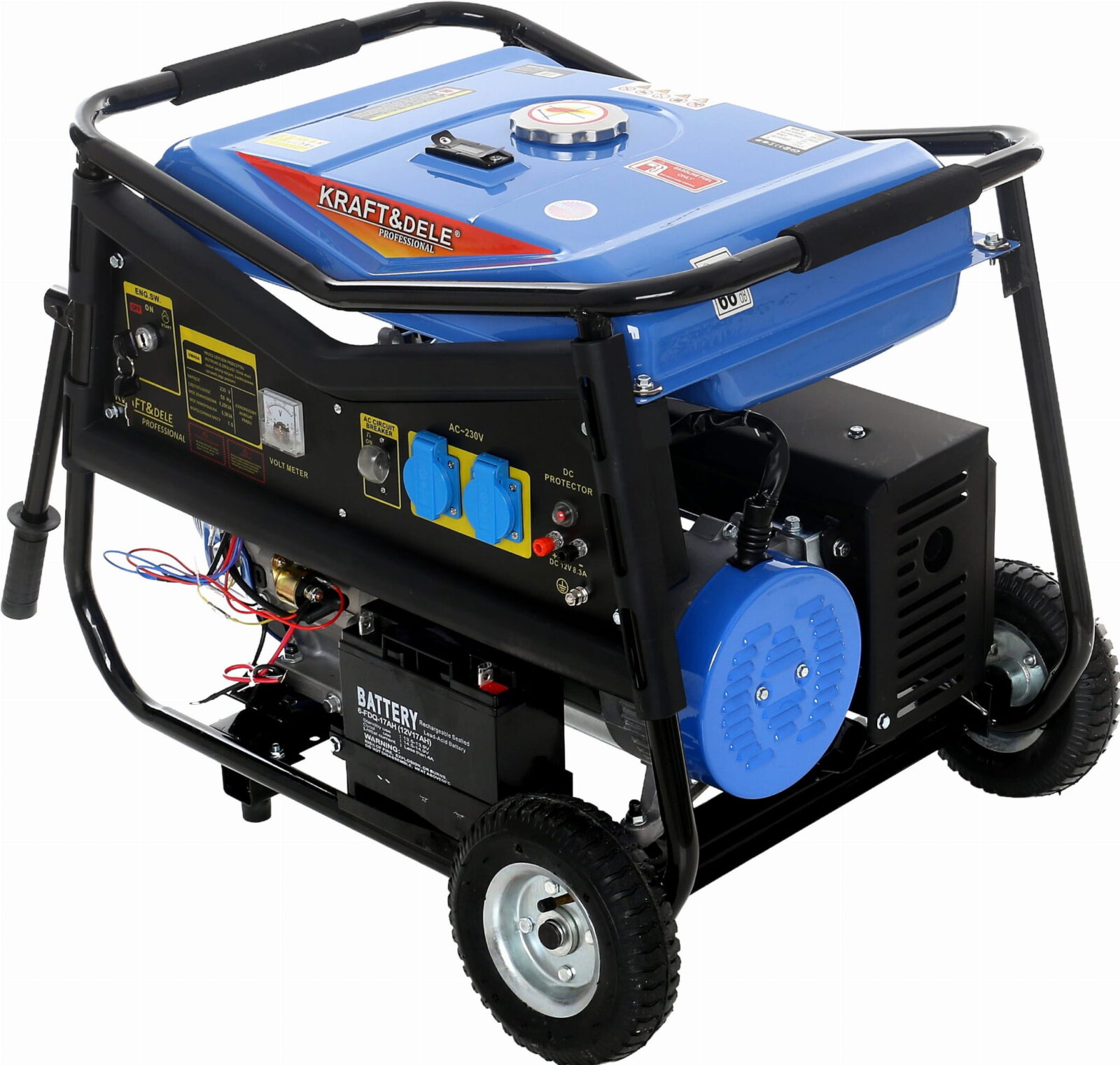 Ühefaasiline generaator 5000W 12/230V KD145