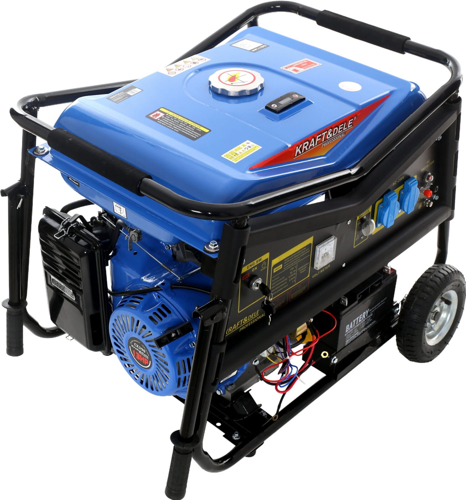 Ühefaasiline generaator 5000W 12/230V KD145