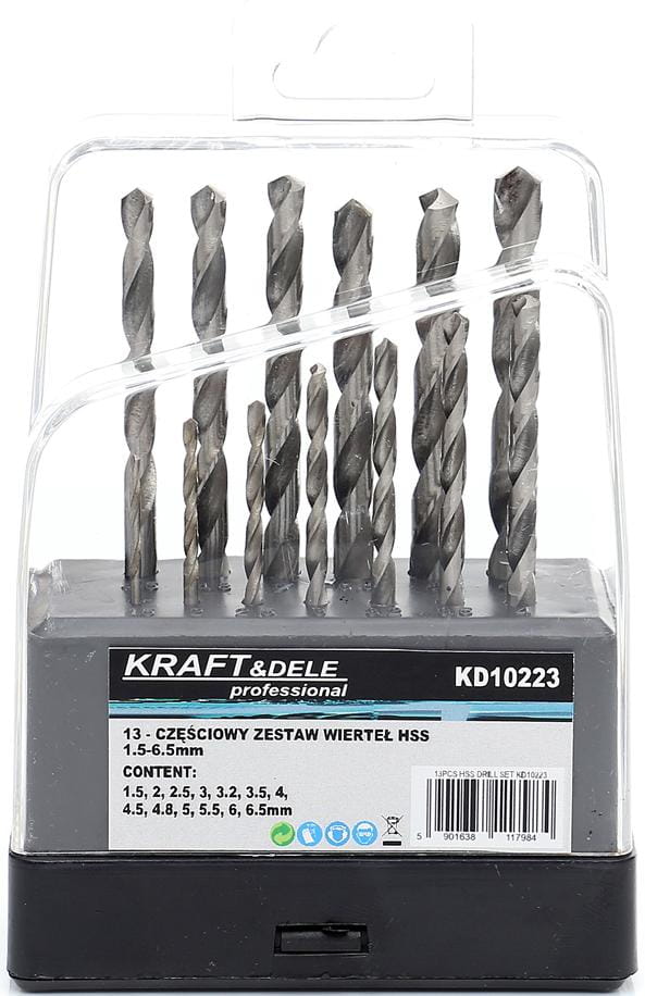 HSS metallipuurid 13tk KD10223