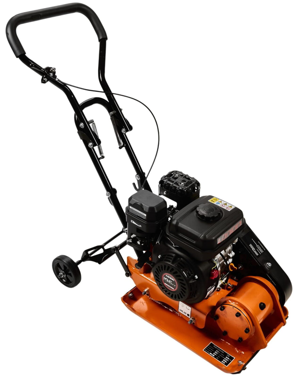Tihendusplaat LONCIN 7HP 60kg kummiga KD1197