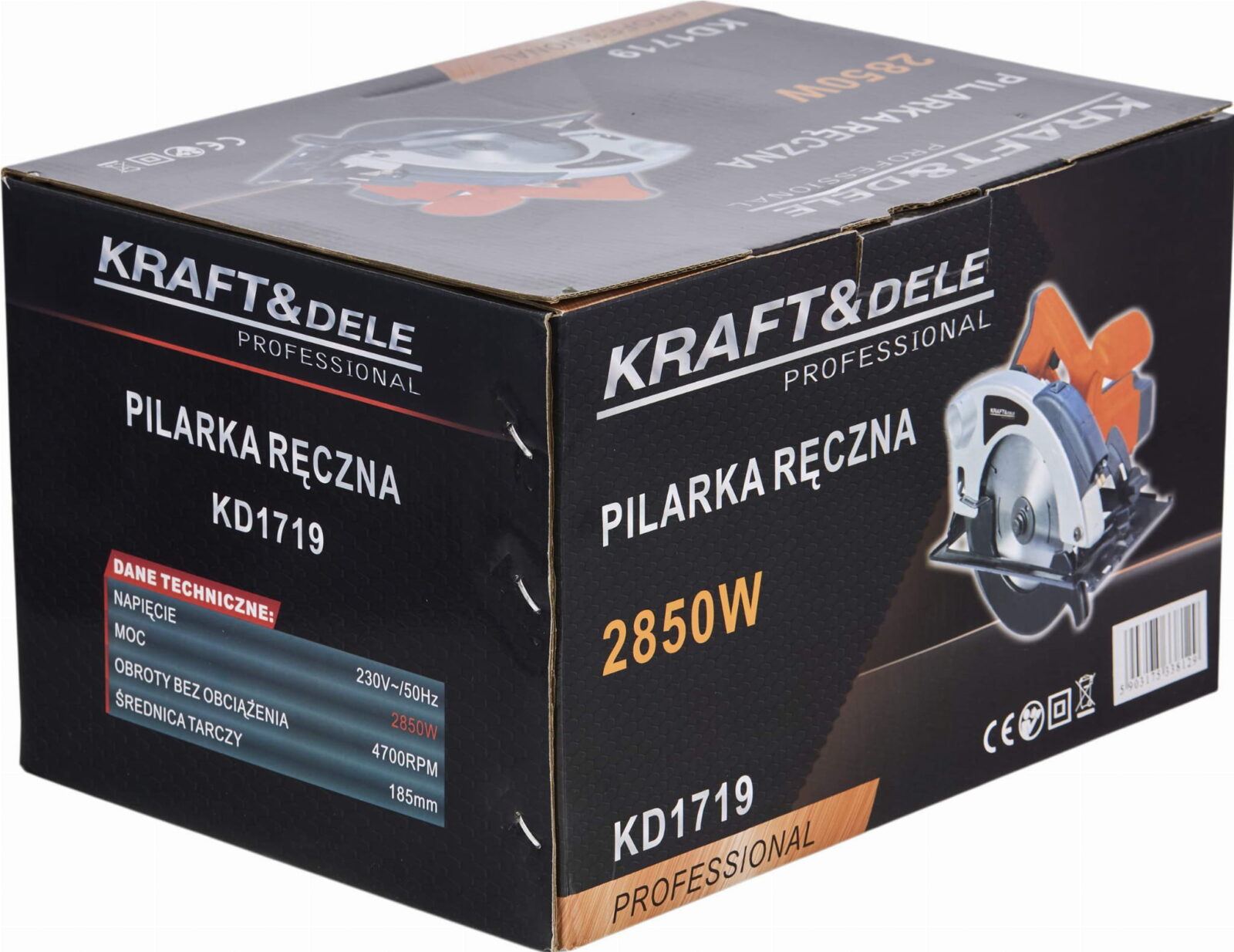 Käsitsirkel 2850W + laser KD1719