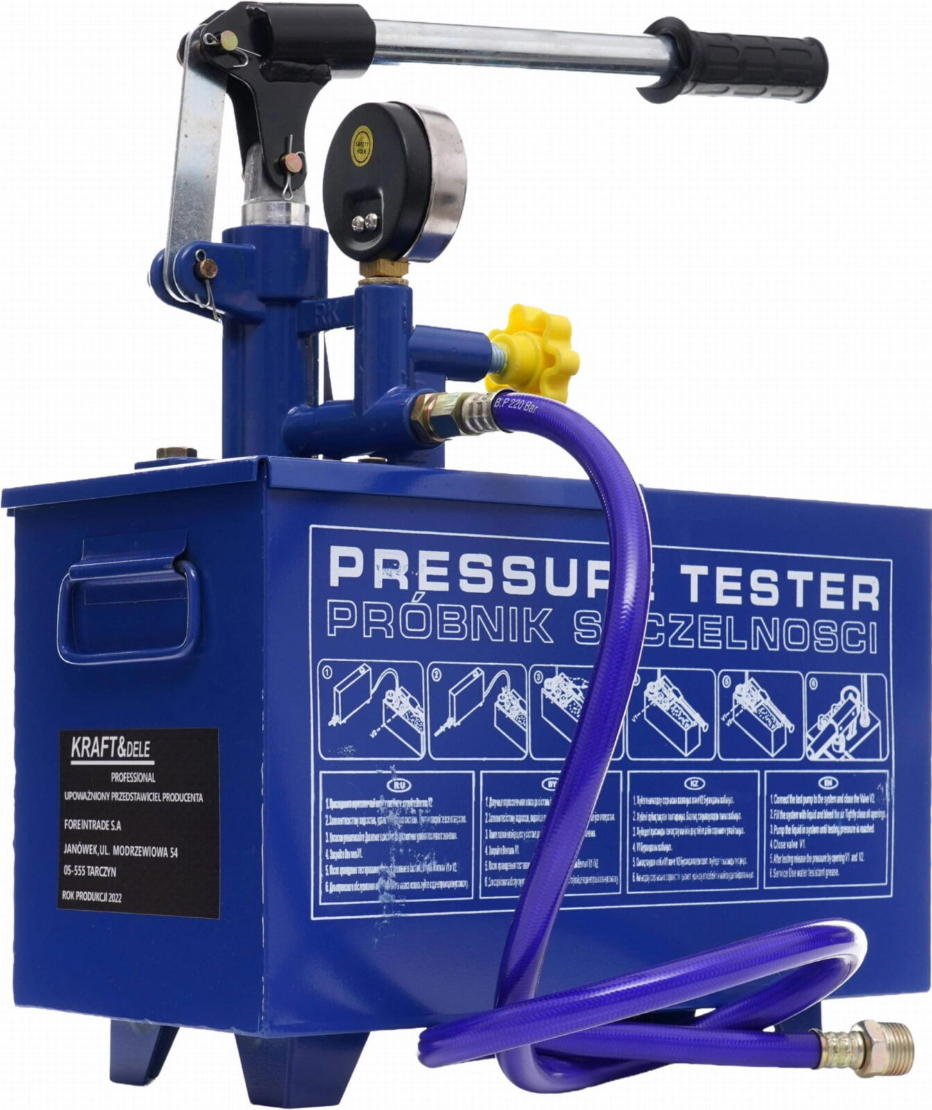 Survetestimise kontrollpump 0–40kg / 30ml / 12L KD10479