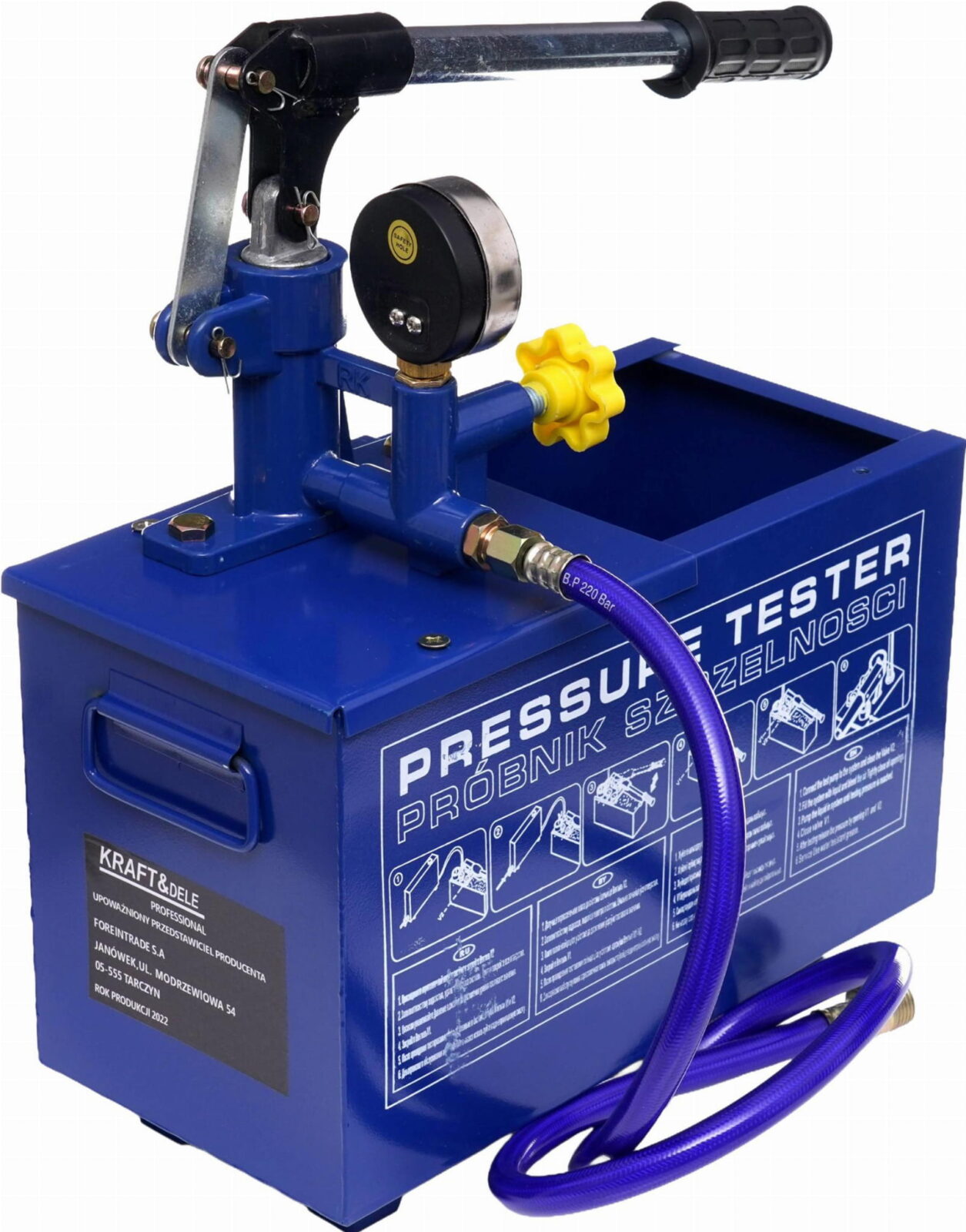 Survetestimise kontrollpump 0–40kg / 30ml / 12L KD10479