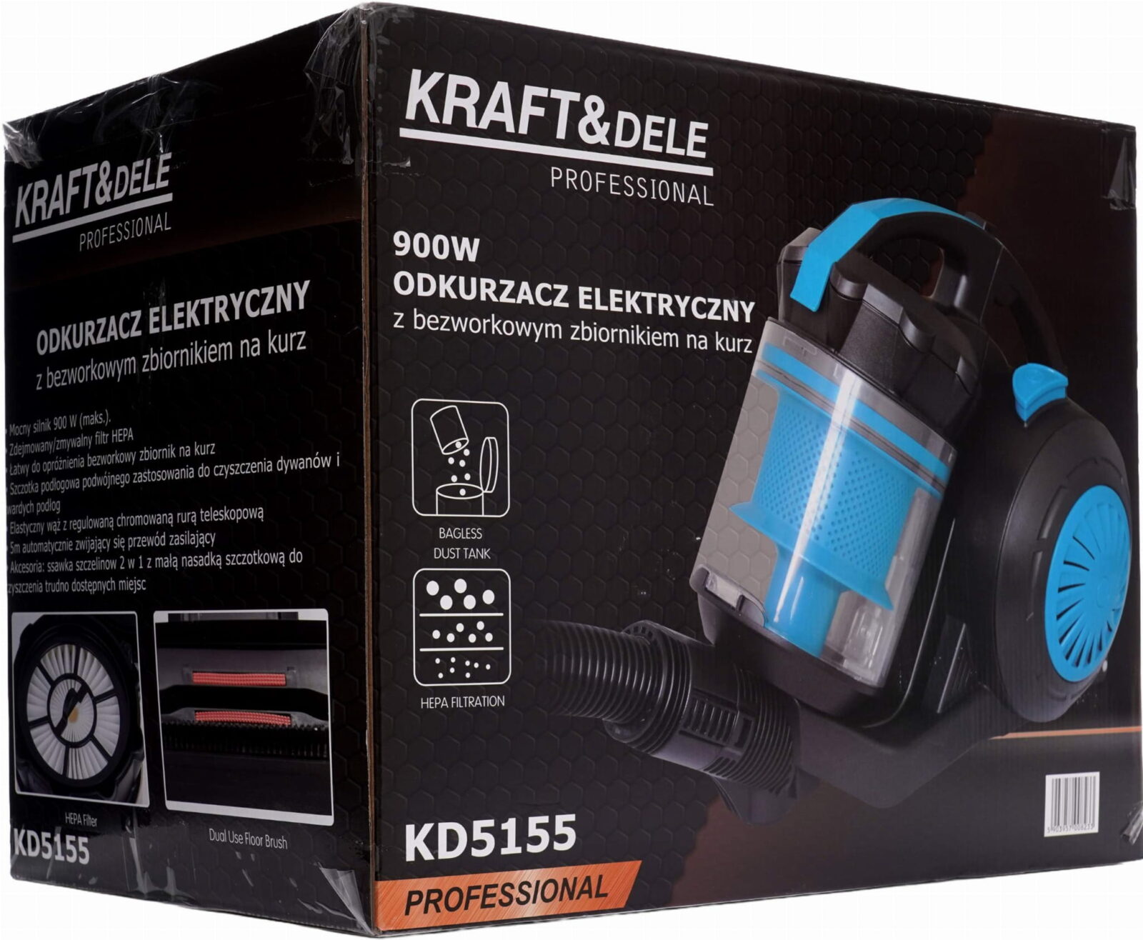 Elektriline kotivaba tolmuimeja 900W KD5155