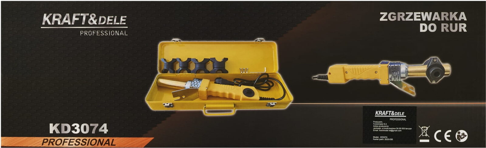 Torude keevitusseade 2800W KOMPLEKT KD3074