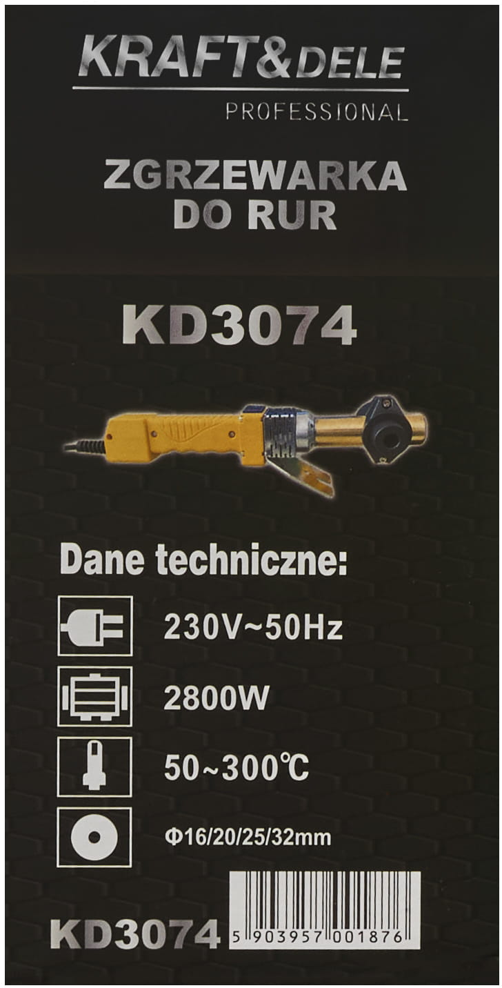Torude keevitusseade 2800W KOMPLEKT KD3074