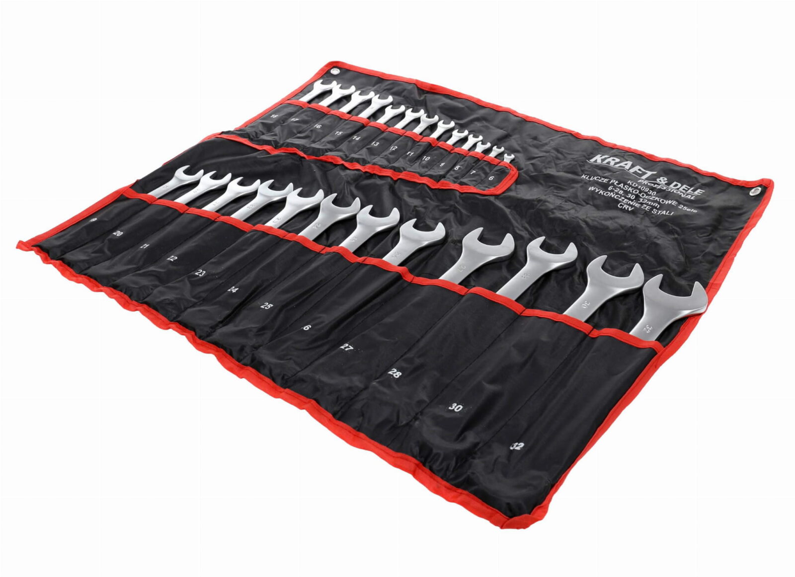 KOMBINEERITUD MUTRIVÕTMETE KOMPLEKT 25tk. CRV 6-32mm KD10930
