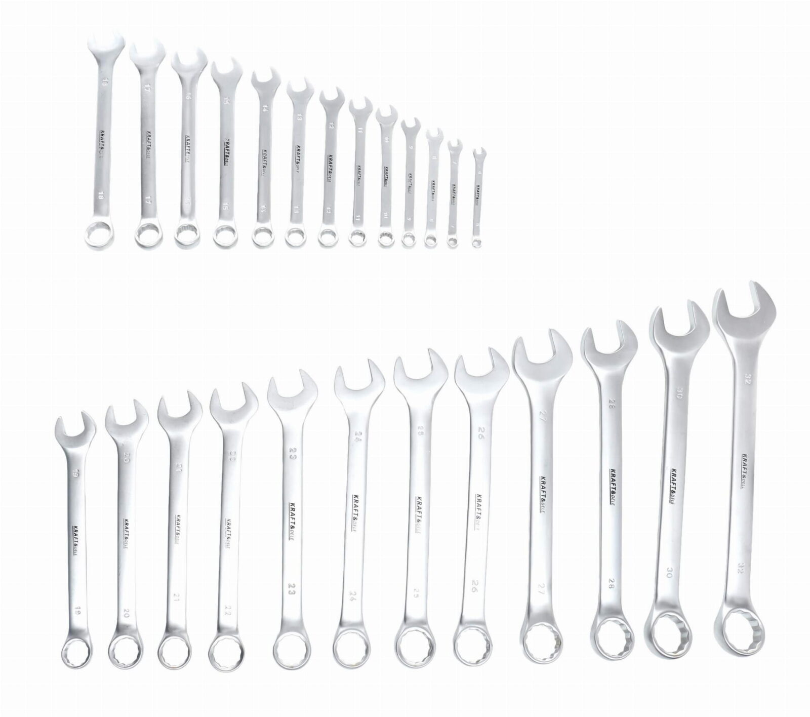KOMBINEERITUD MUTRIVÕTMETE KOMPLEKT 25tk. CRV 6-32mm KD10930