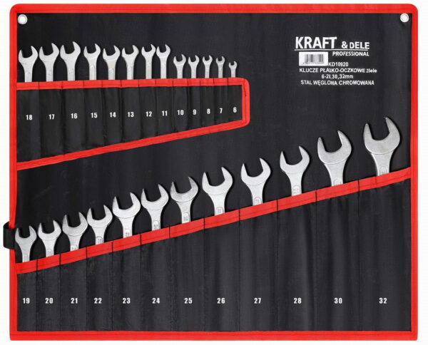 KOMBINEERITUD MUTRIVÕTMETE KOMPLEKT 25tk. 6-32mm KD10920