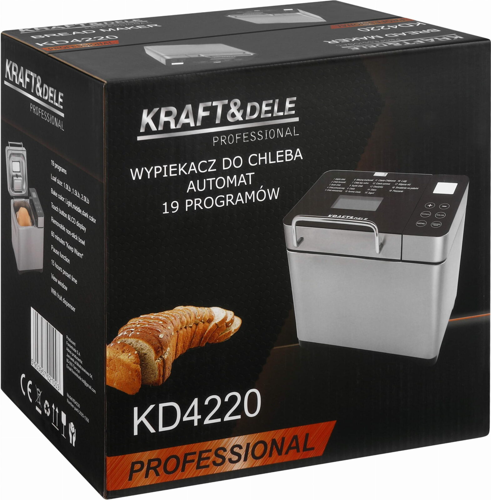 LEIVAKÜPSETUSMASIN – 19 PROGRAMMI KD4220