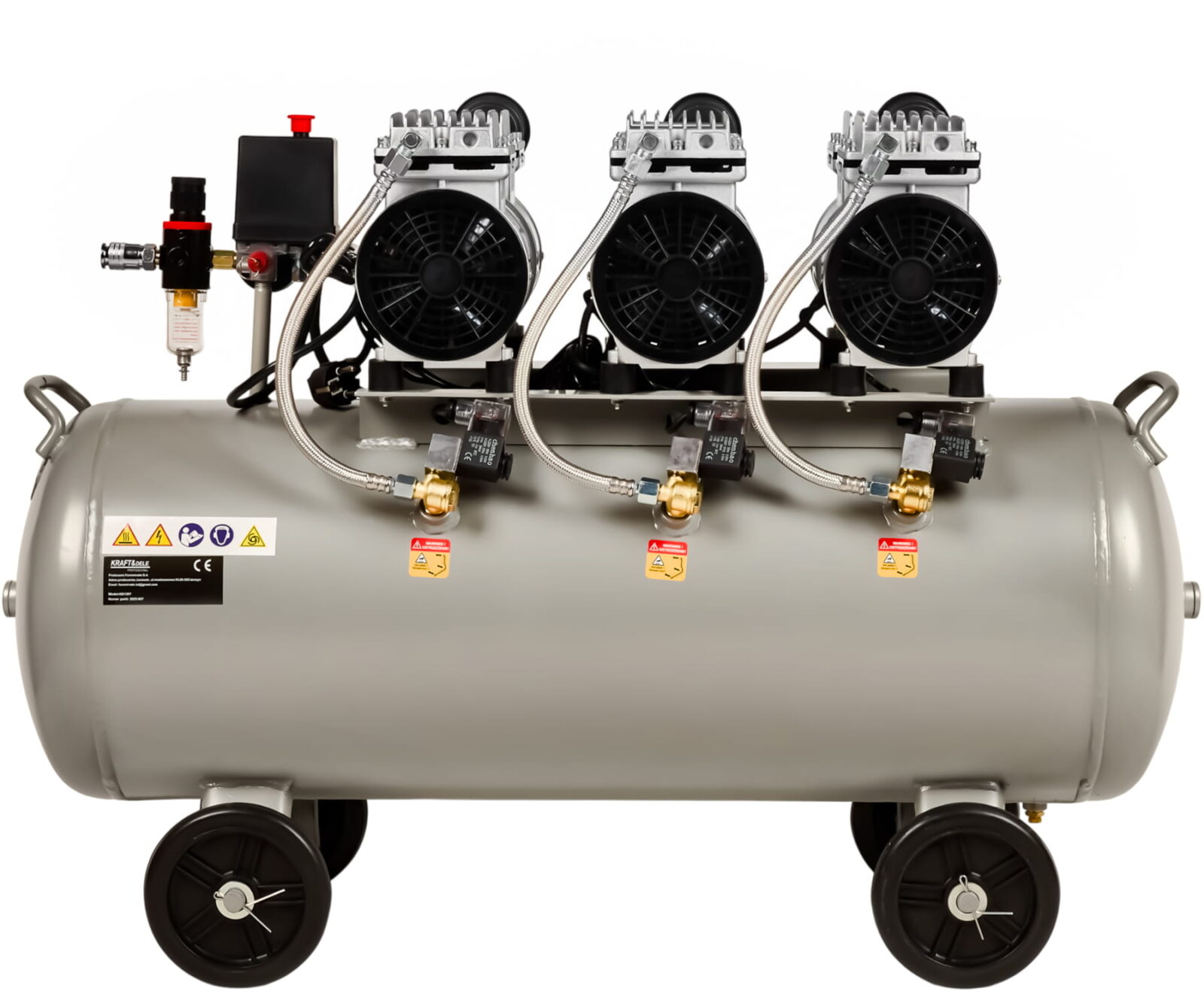 Õlivaba kompressor 100L 3 x 1500W KD1397