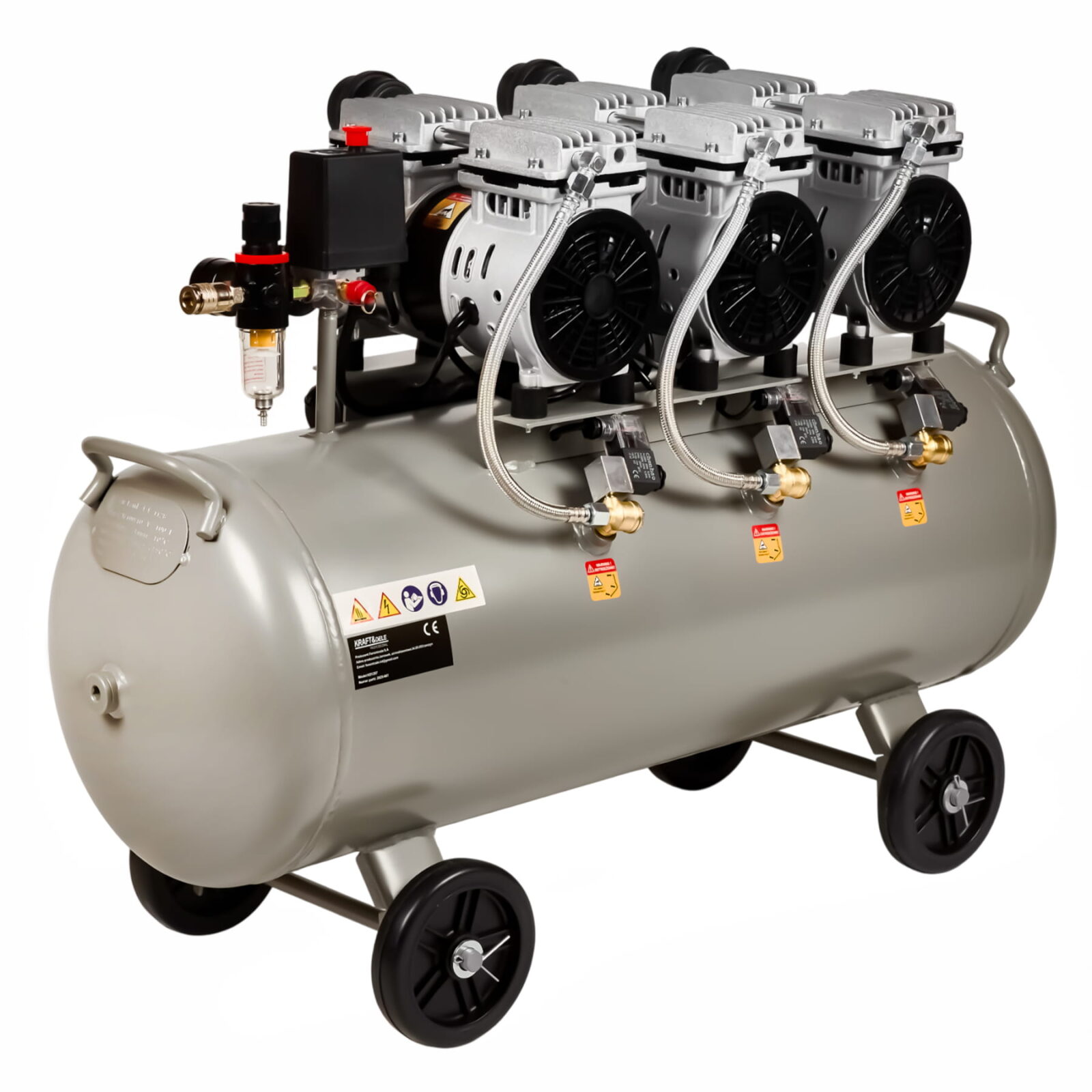 Õlivaba kompressor 100L 3 x 1500W KD1397