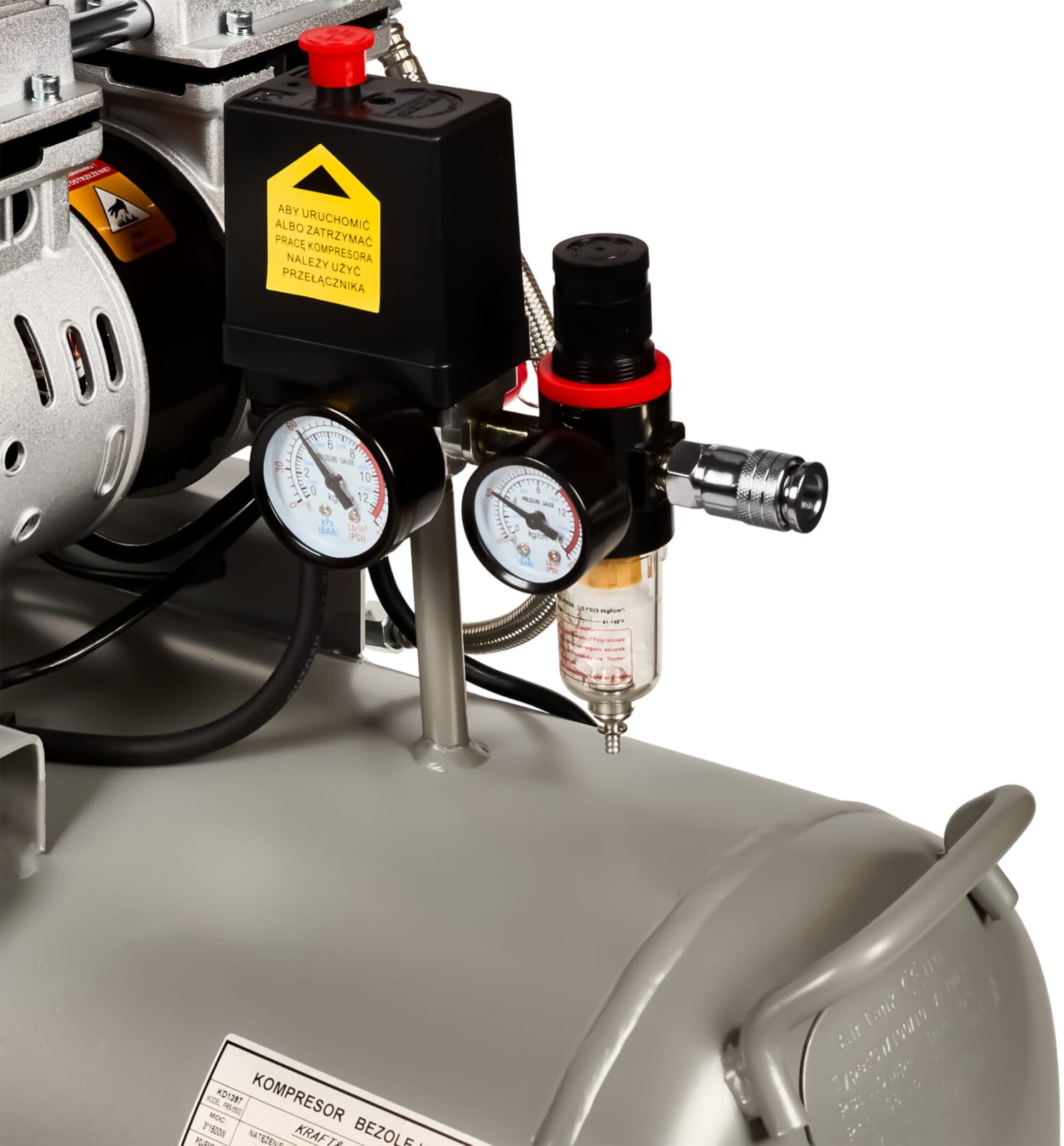 Õlivaba kompressor 100L 3 x 1500W KD1397