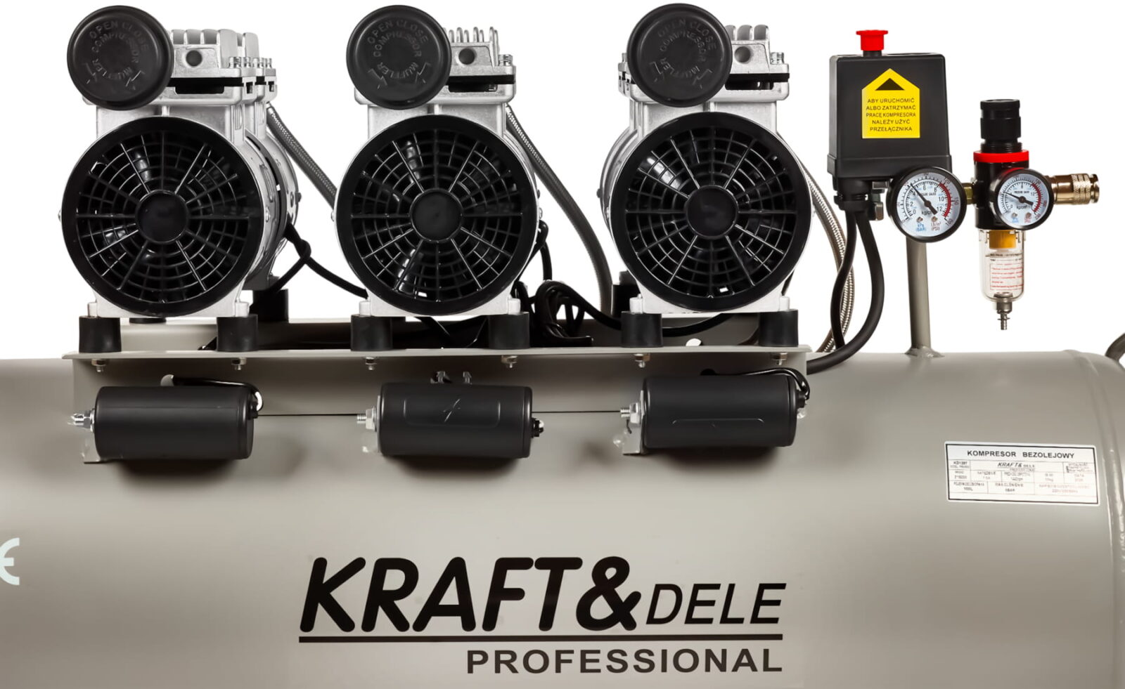 Õlivaba kompressor 100L 3 x 1500W KD1397