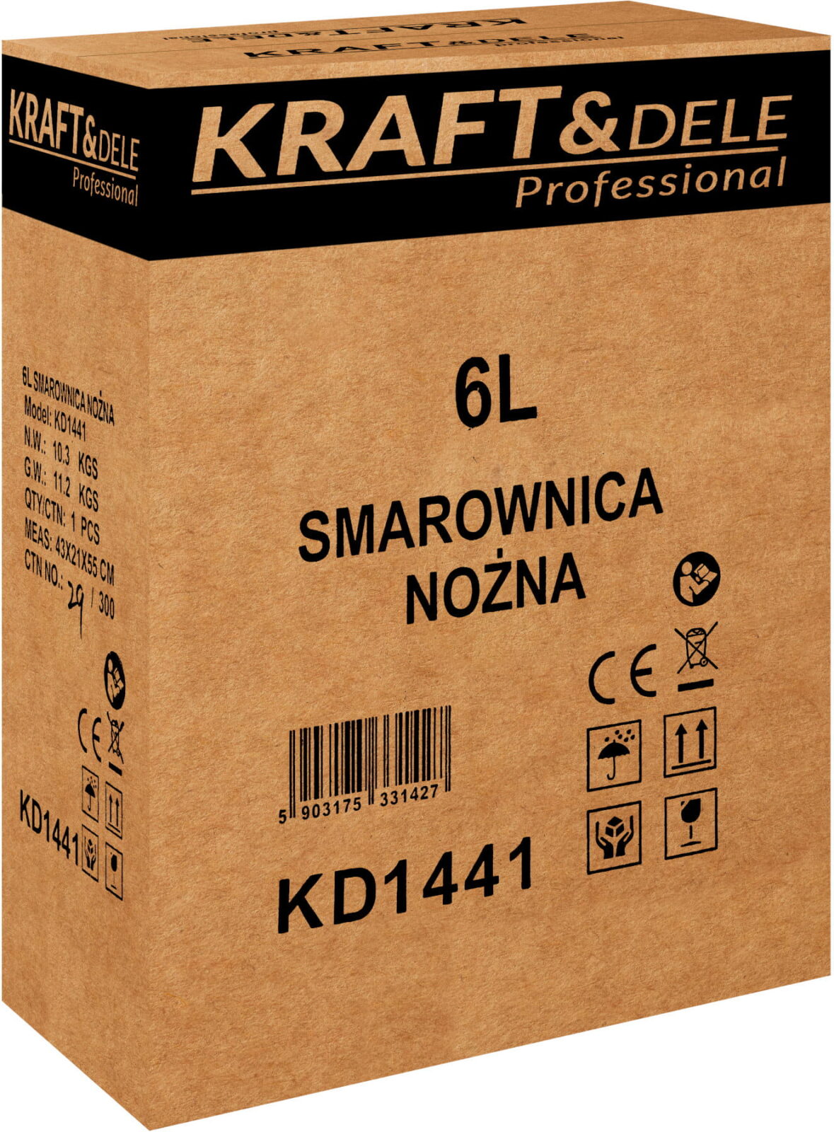 Jalaga määrimispüstol 6L KD1441