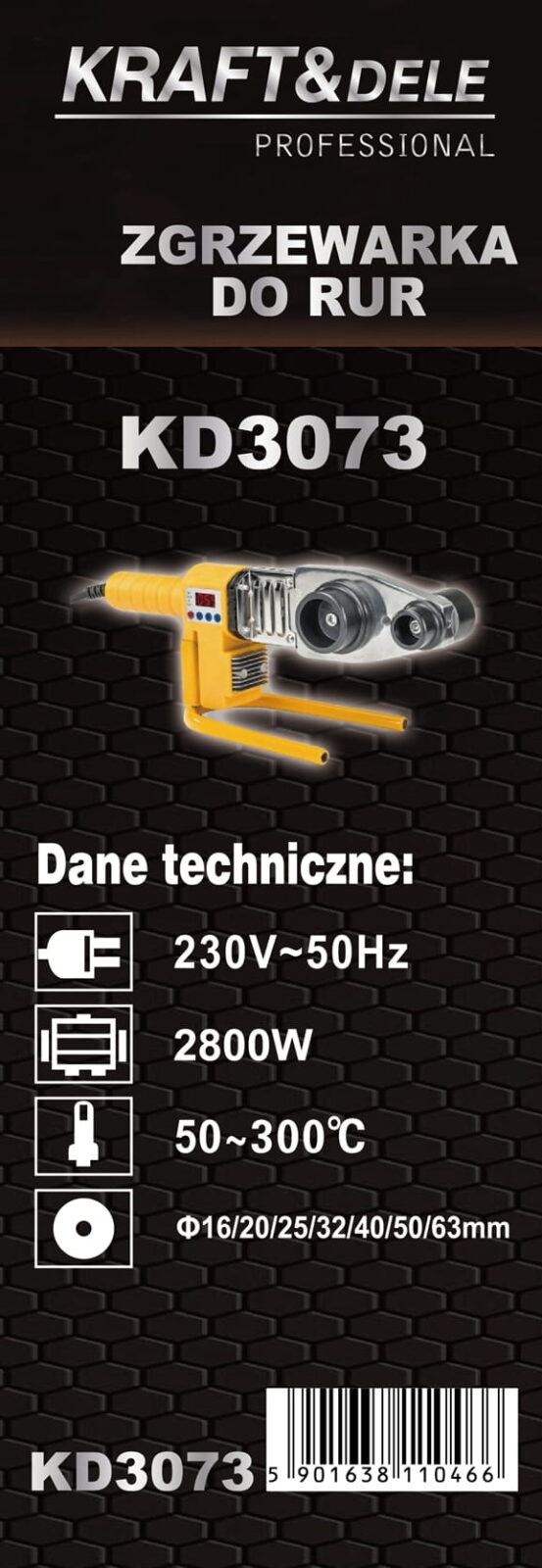 Torude keevitusseade 2800W LCD KD3073
