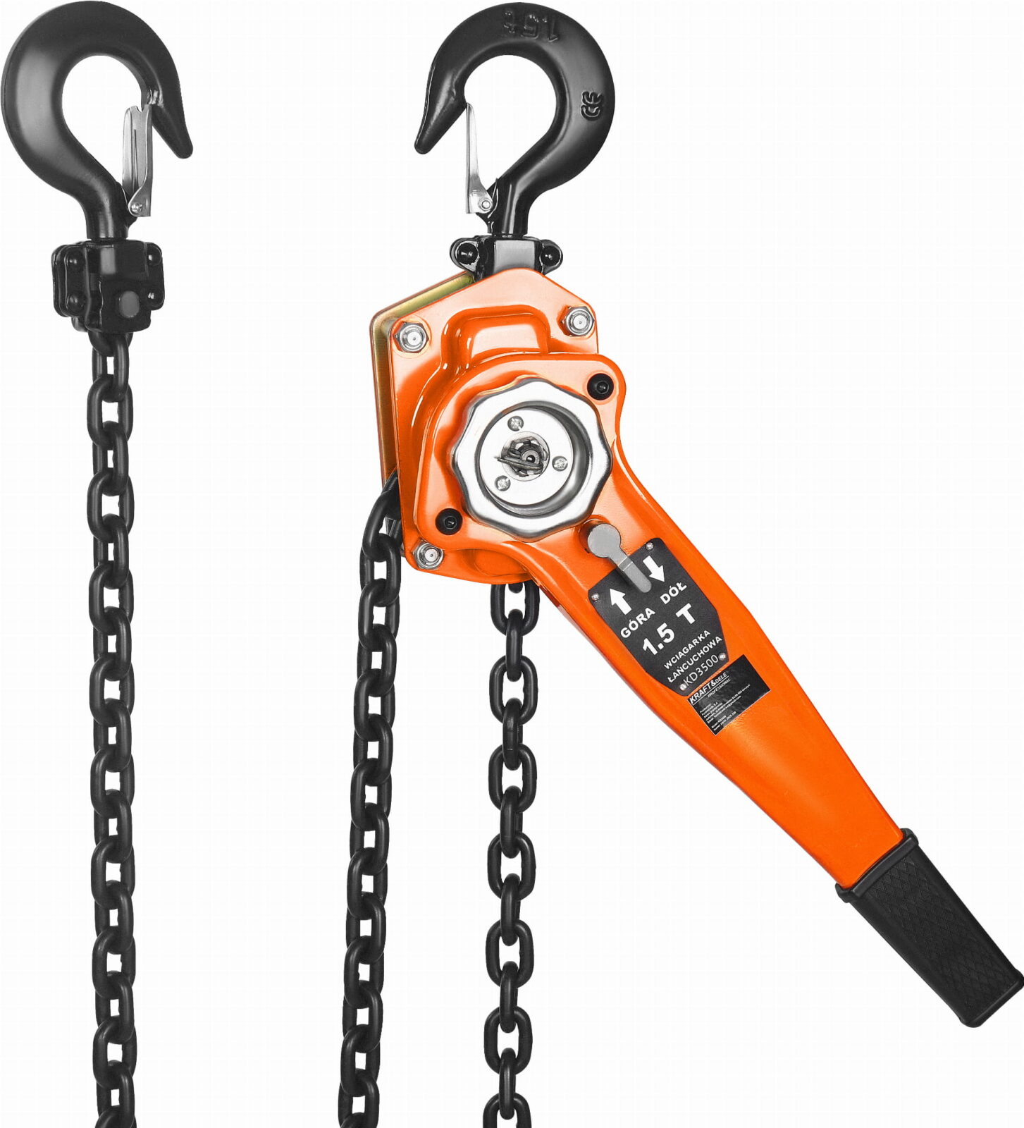 Käsikett-vints ratchet-mehhanismiga 1,5T 3M KD3500