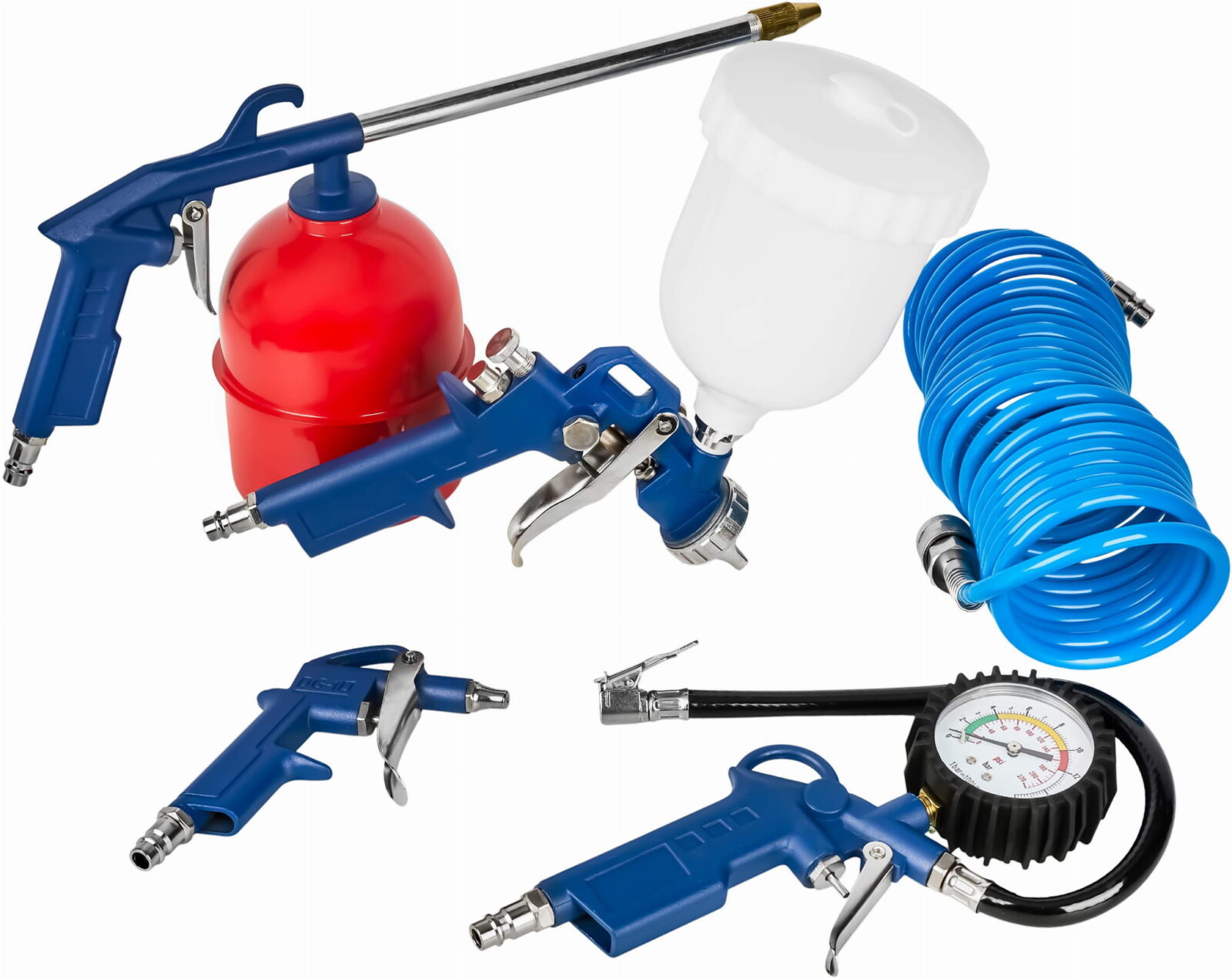 Pneumaatiliste tööriistade komplekt 5 elementi KD410