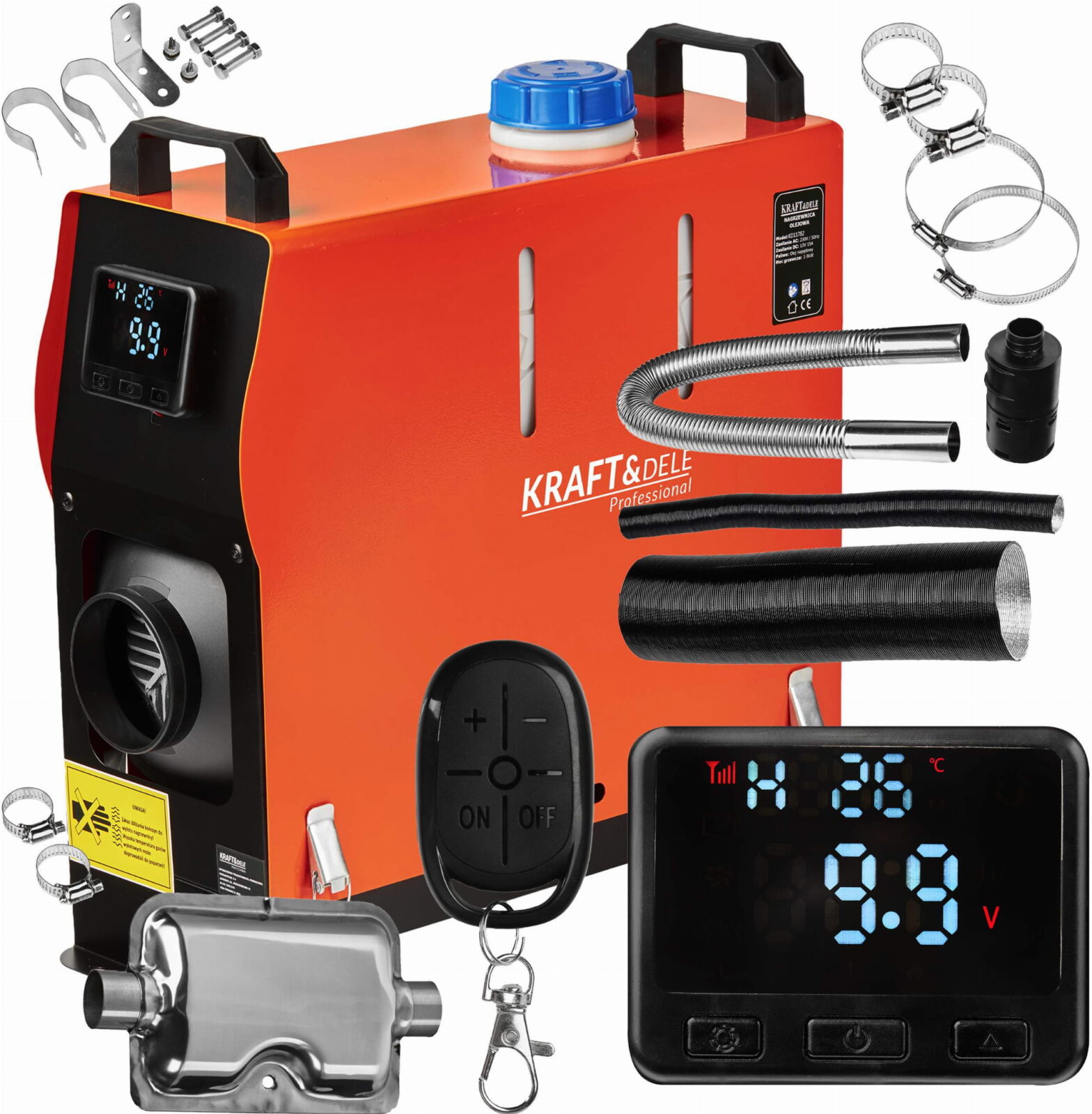Õliküttekeha 9kW 12V KD11782