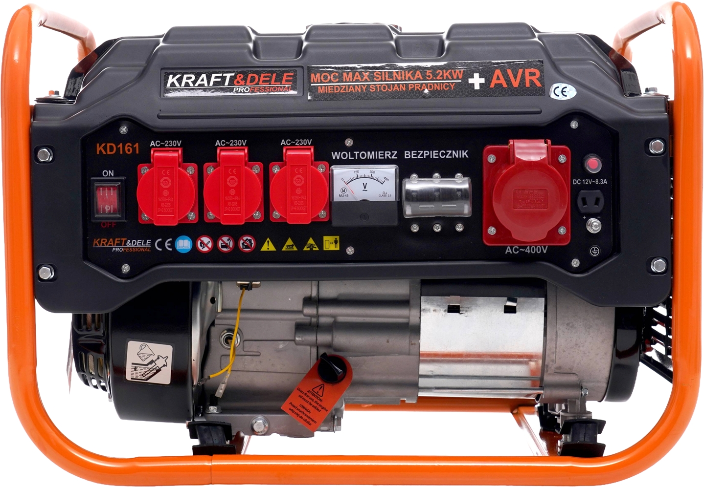Generaator 3500W 12-380V KD161