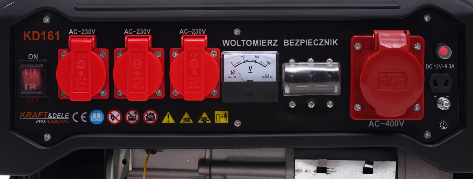 Generaator 3500W 12-380V KD161