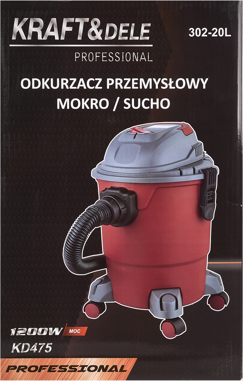 Tööstuslik tolmuimeja 20L 1200W KD475