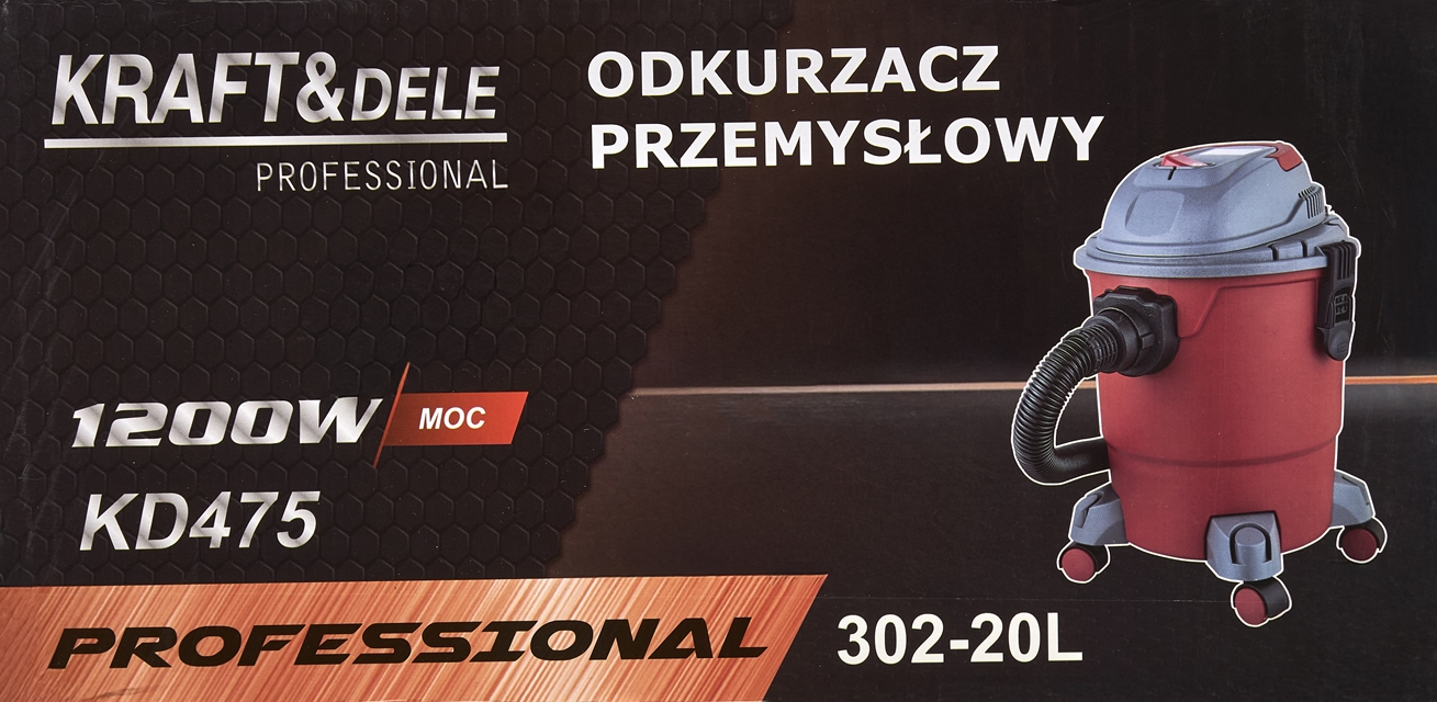 Tööstuslik tolmuimeja 20L 1200W KD475