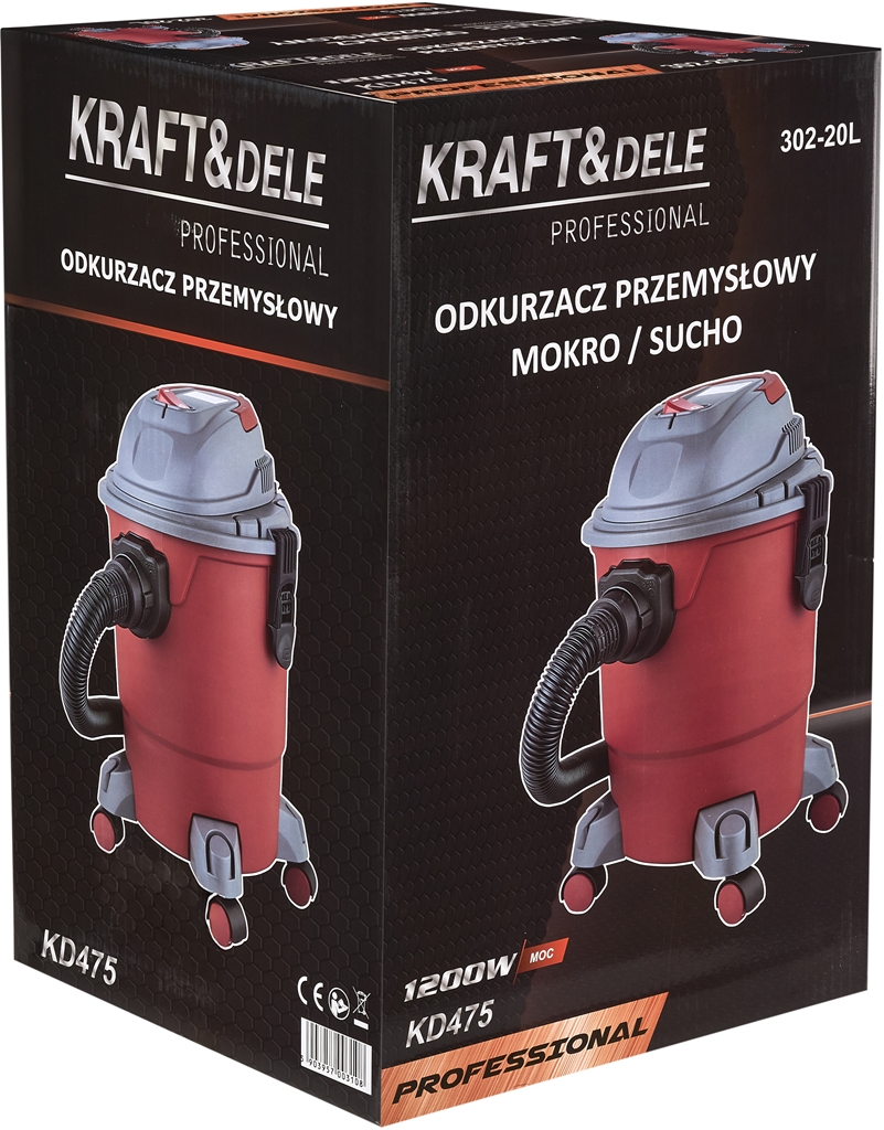 Tööstuslik tolmuimeja 20L 1200W KD475