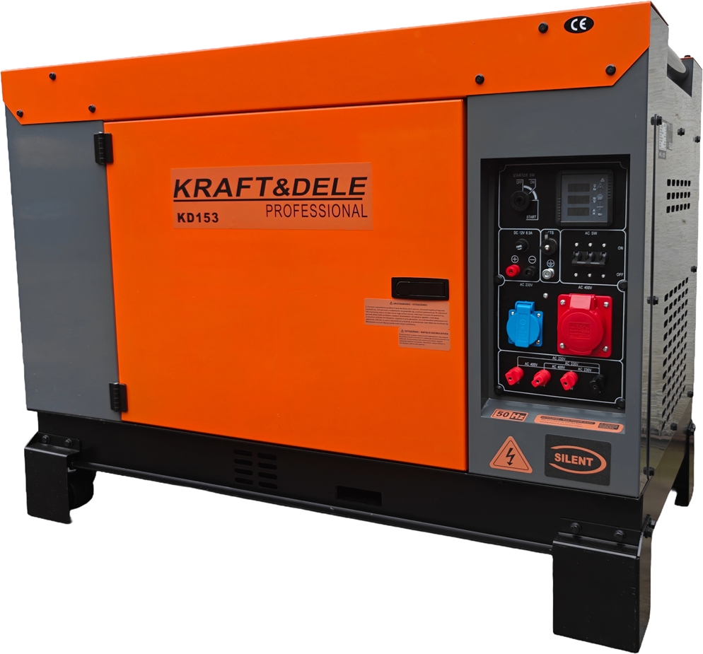 Kolmefaasiline DIISELELGENERAATOR 14/15,5 kW KD153