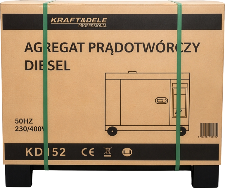 Kolmefaasiline diisligeneraator 12/13 kW KD152