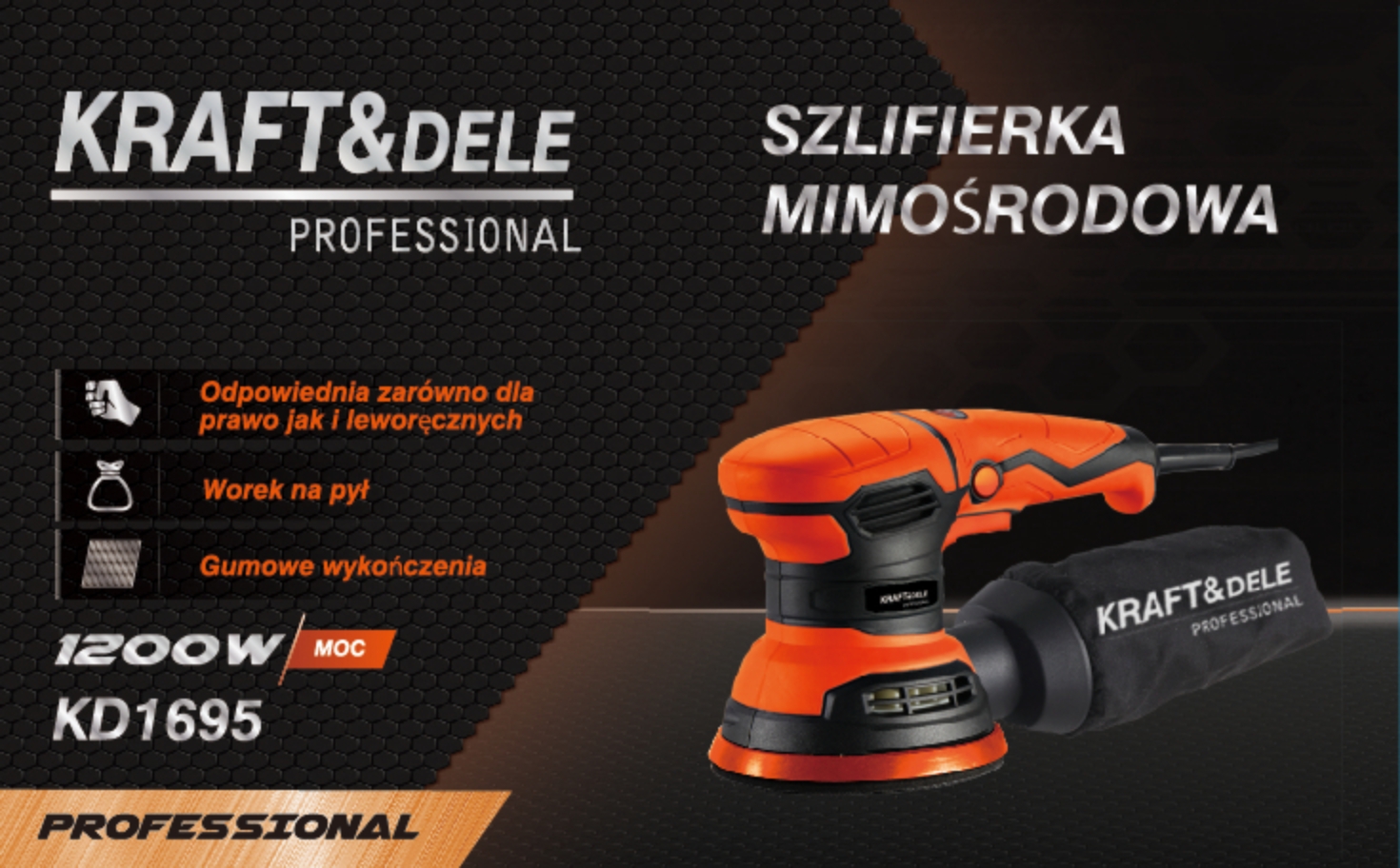 Ekstsentriklihvija 1200W KD1695