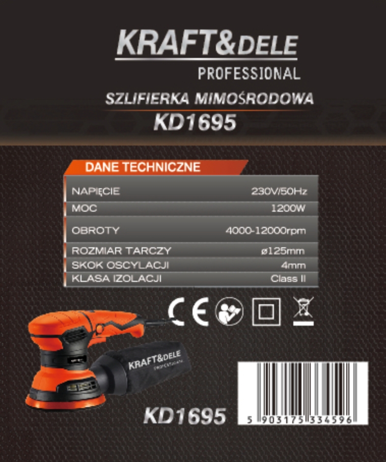 Ekstsentriklihvija 1200W KD1695